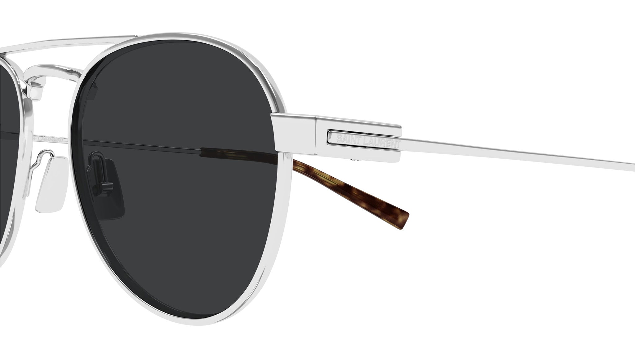 Saint Laurent SL 708 002 Shiny Silver - eye-oo.com display picture 1