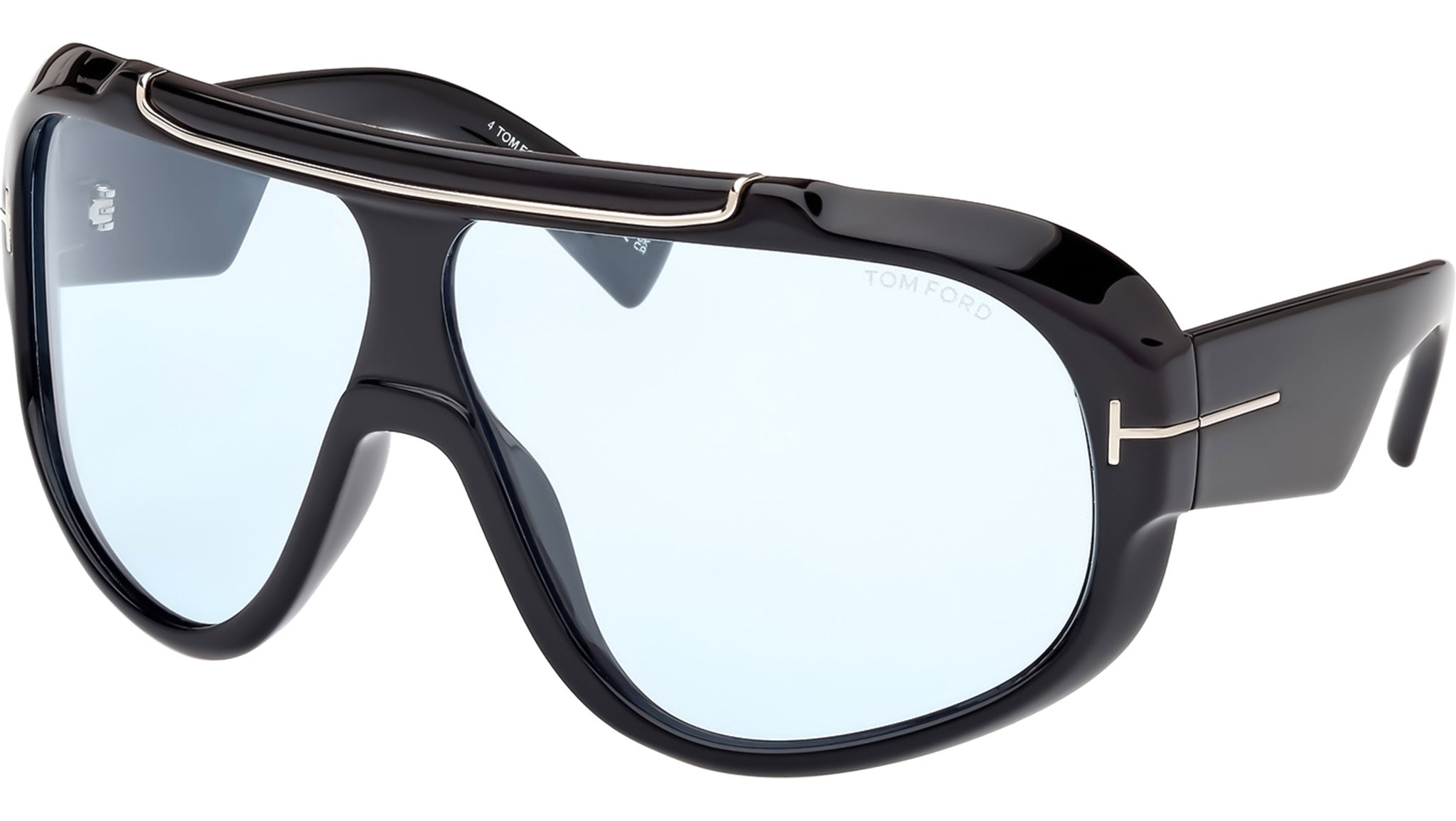 Tom Ford Rellen Sunglasses FT1093 01V Shiny Black - eye-oo.com
