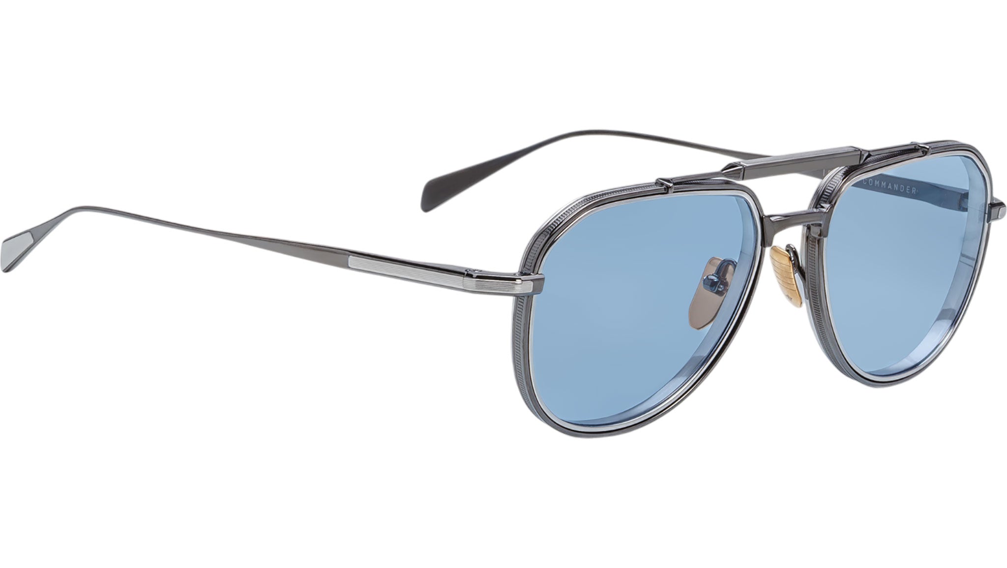 Jacques Marie Mage Commander Antique Silver Sunglasses JMMMD-2H
