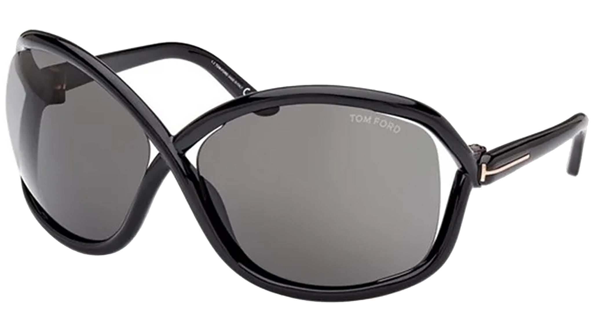 Tom Ford Bettina FT1068 Sunglasses 01A Black - eye-oo.com display picture 2