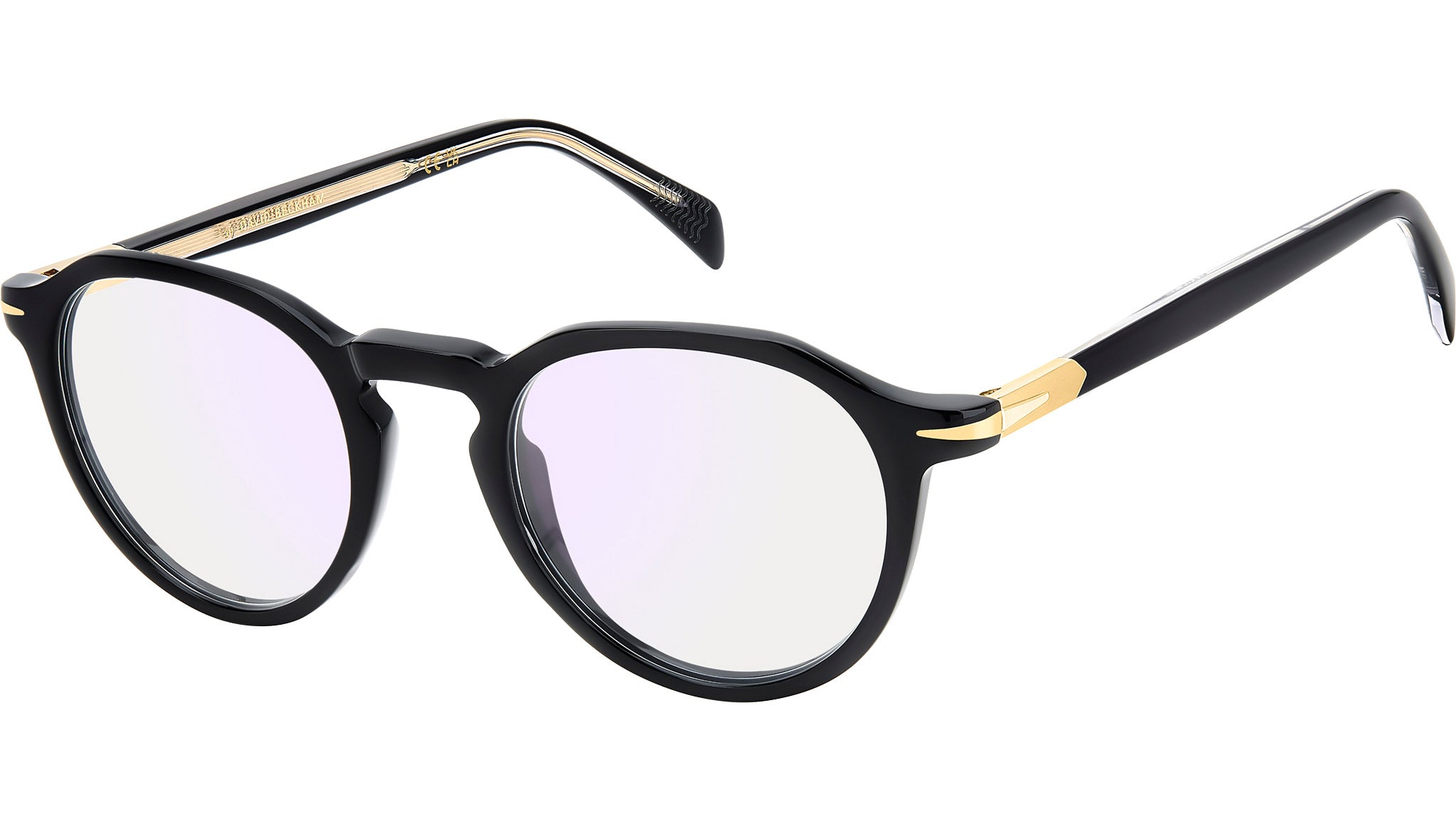 David Beckham DB 1180 2M2 Optical Frame Black Gold - eye-oo.com