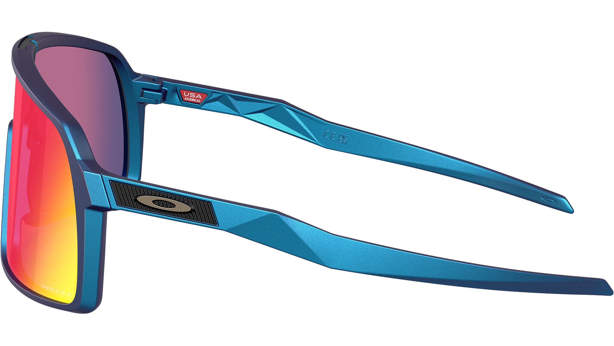 Oakley Sutro OO9406 9406C1 Sunglasses Matte Cyan / Blue Colorshift