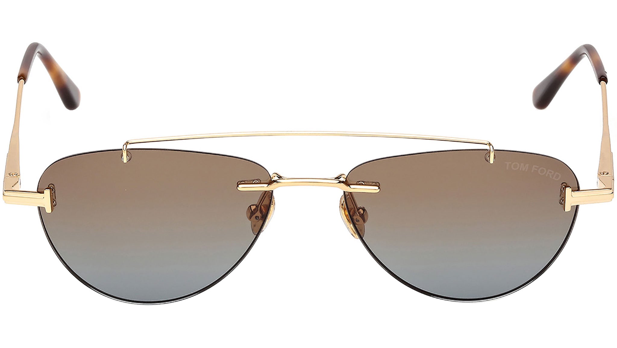 Tom Ford Astor-02 Sunglasses FT1356 30F Shiny Deep Gold - eye-oo.com