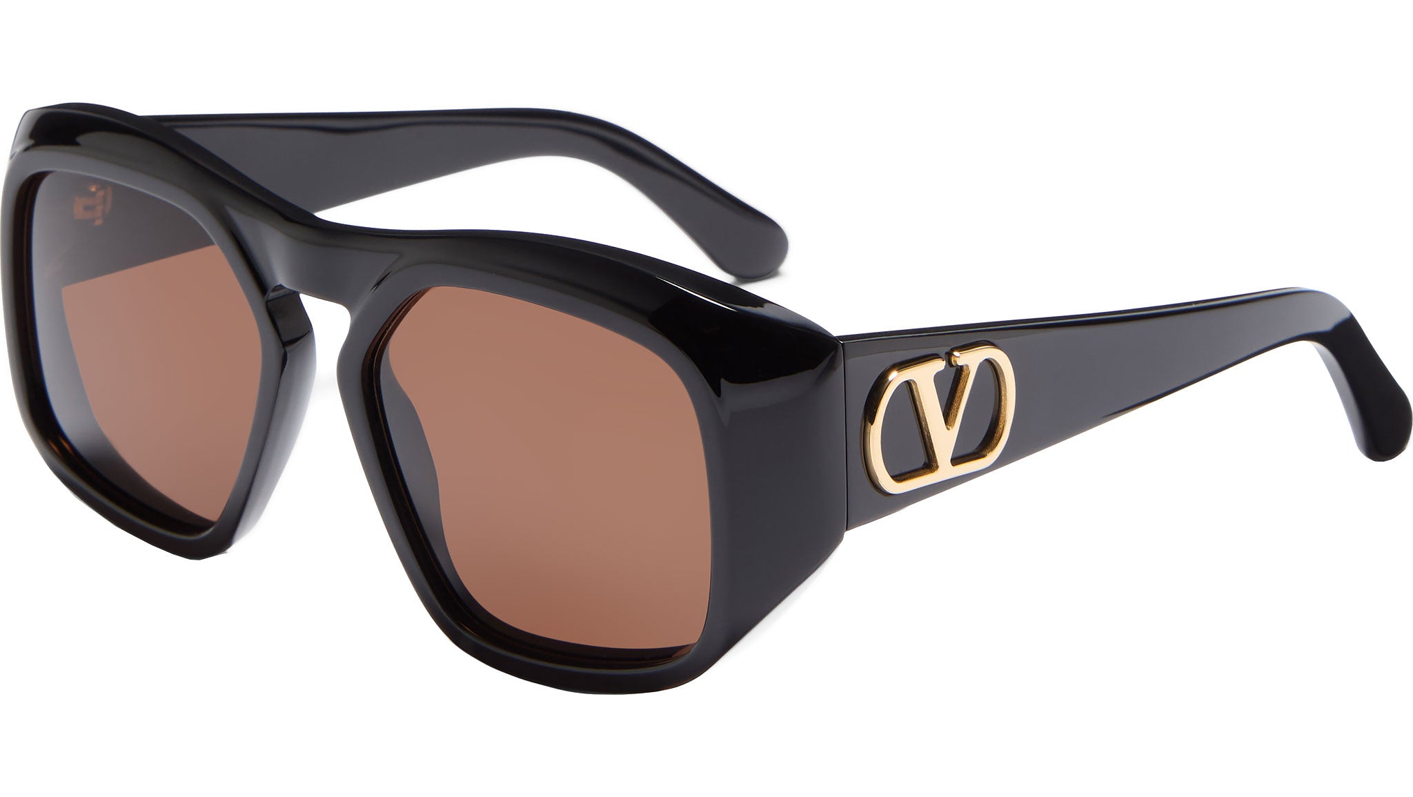 Valentino VLS-179A Sunglasses BLK-GLD Black - eye-oo.com