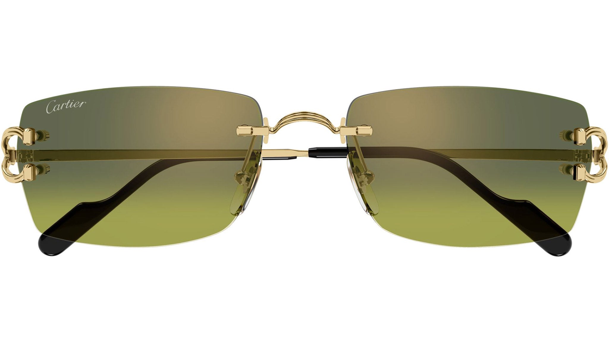 Cartier CT0550S Sunglasses 006 Shiny Gold - eye-oo.com