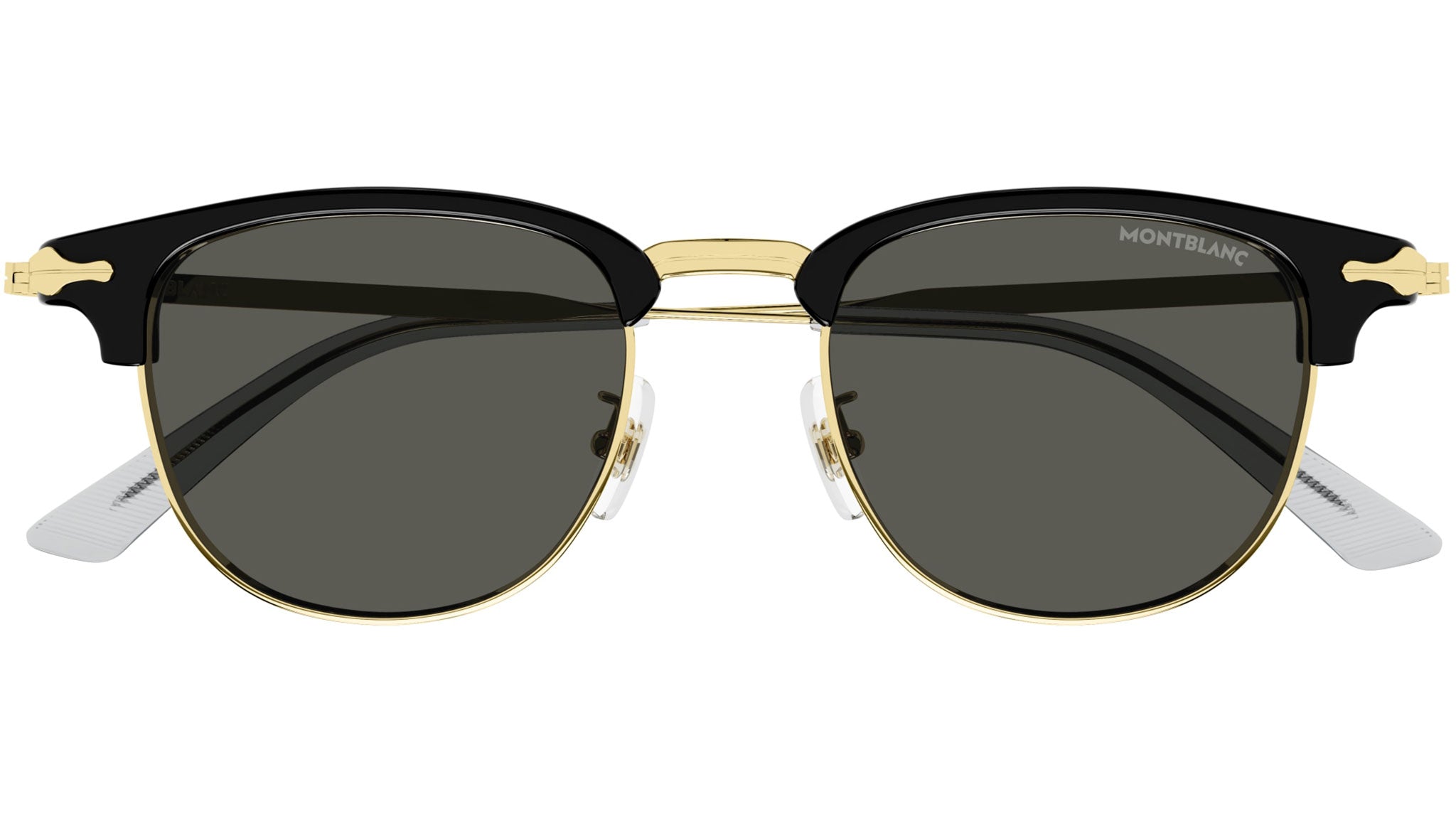 Montblanc MB0364S 001 Sunglasses Gold Endura Gold Black - eye-oo.com
