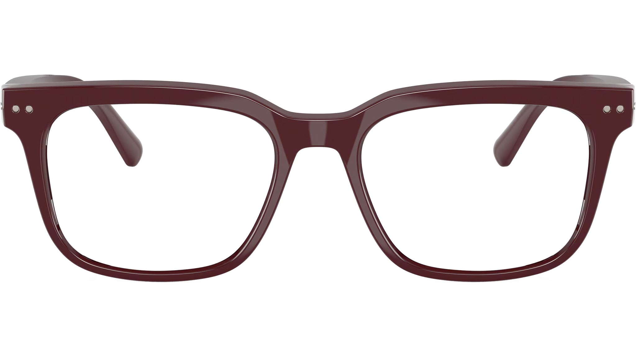 Nuance Audio Square 56 Hearing Glasses 05 Shiny Burgundy AW5004