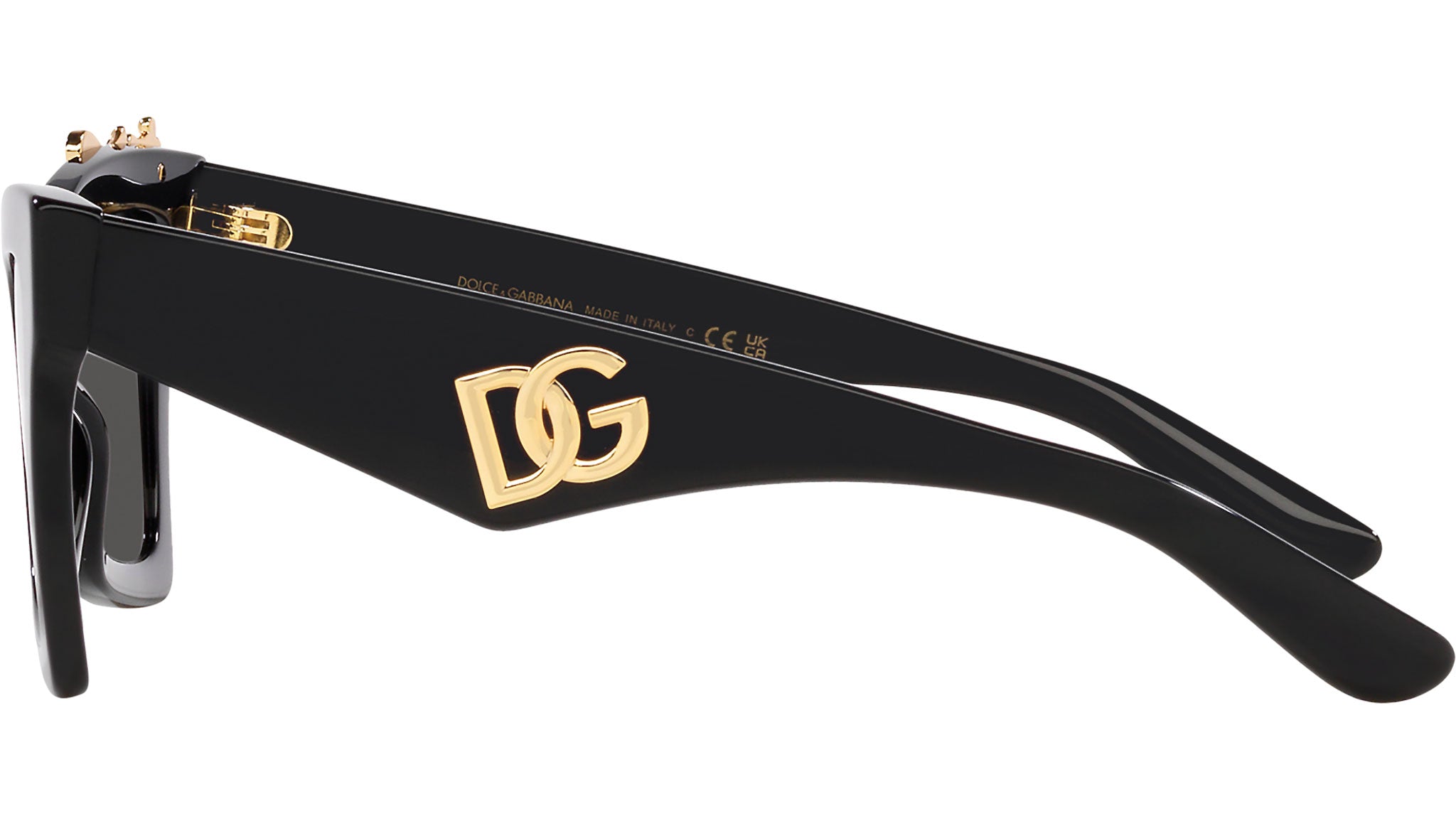 Dolce & Gabbana DG4434 Sunglasses 501/87 Black - eye-oo.com display picture 2