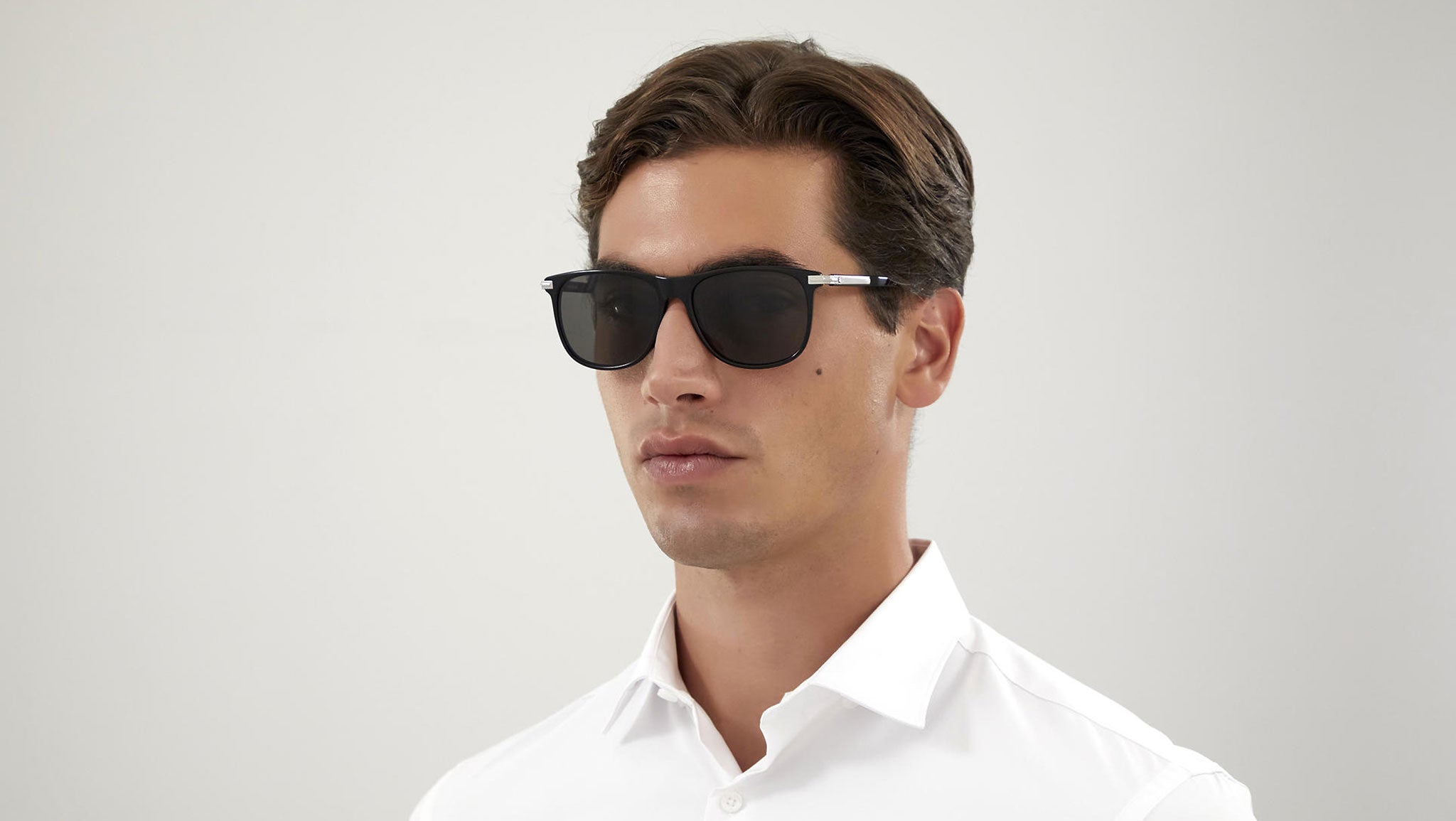 Montblanc MB0216SA-001 Black Sunglasses Montblanc Men main image 3