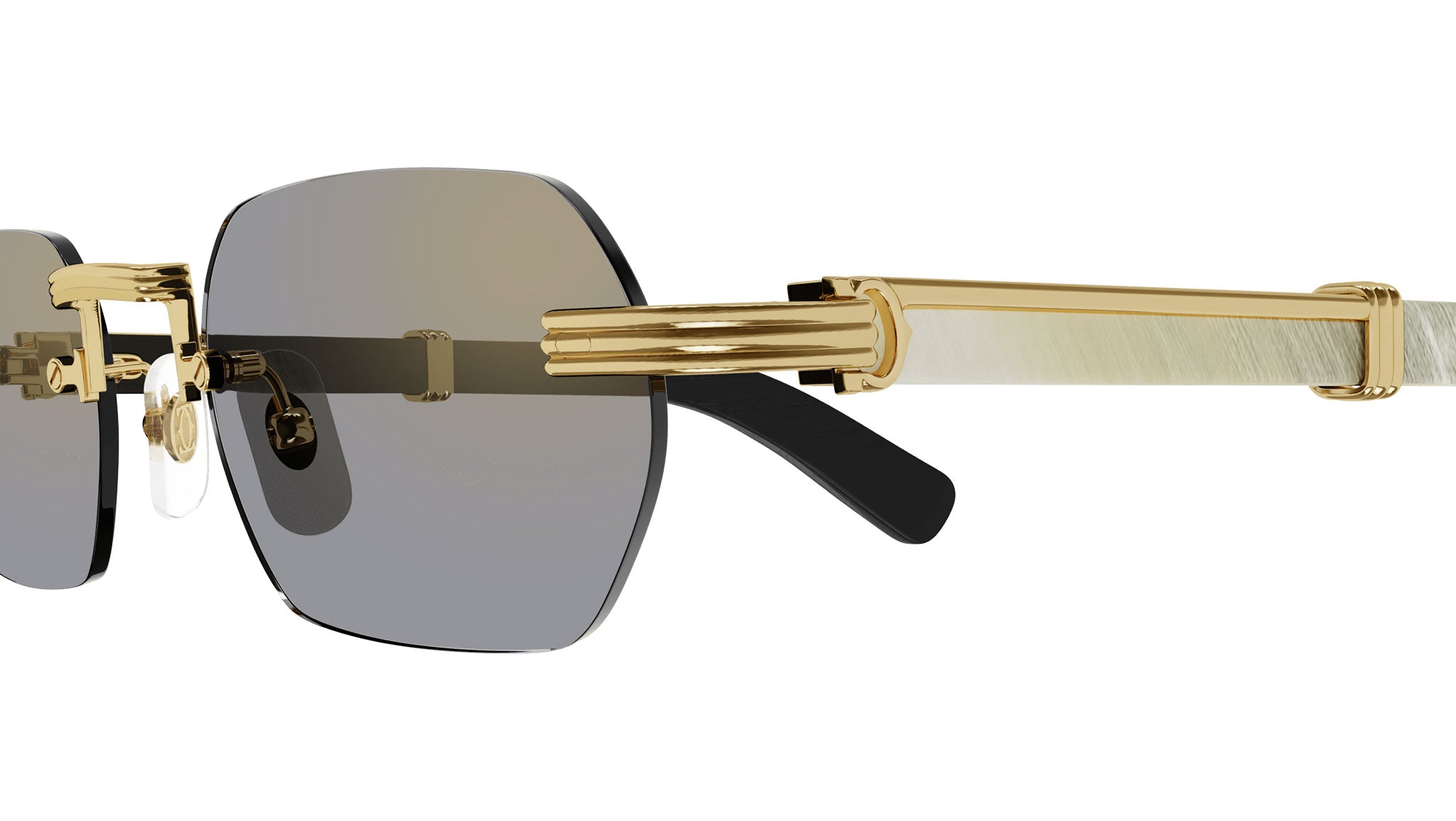 Cartier CT0362S 003 Gold Bronze Sunglasses - eye-oo.com