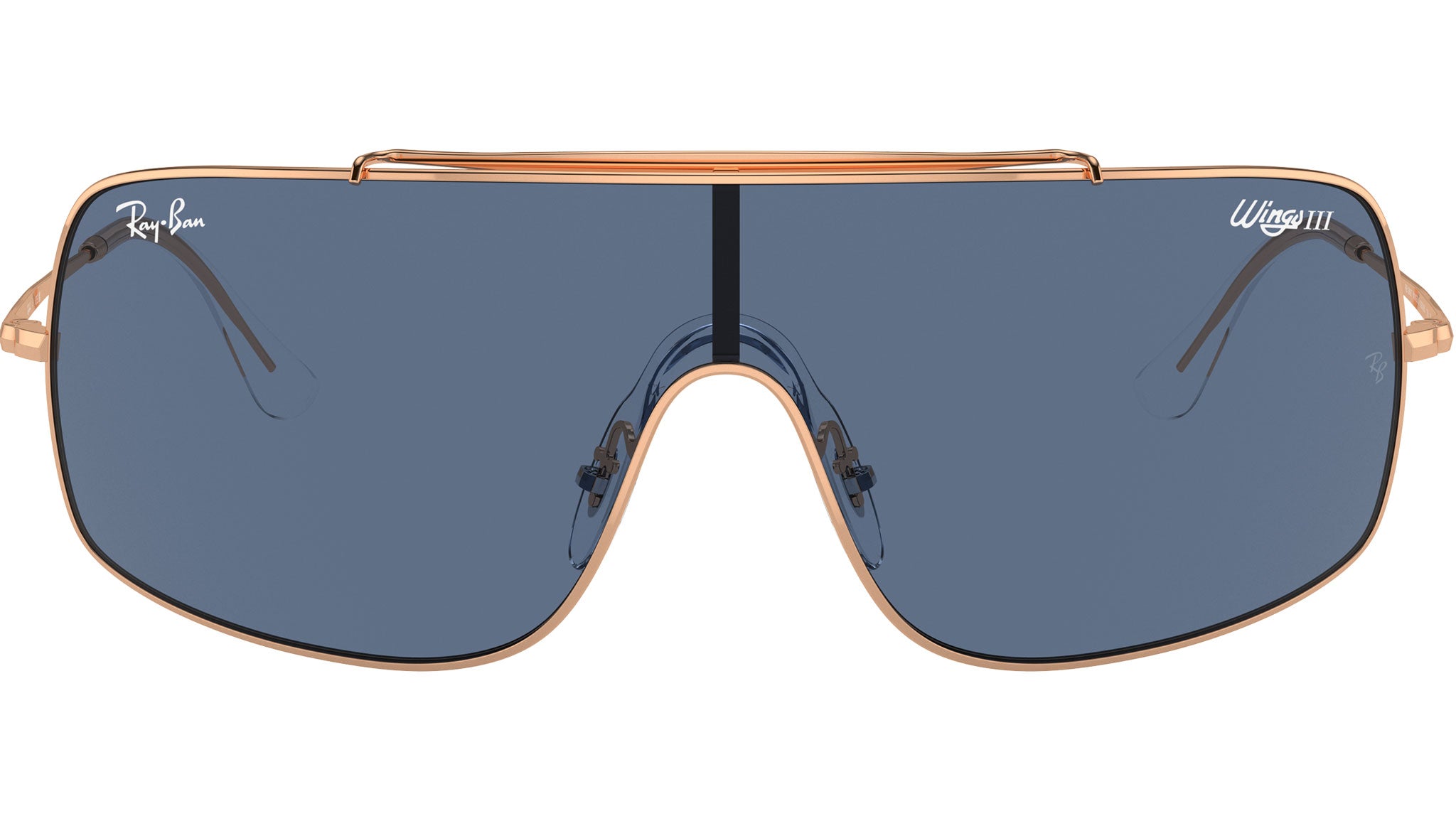 Ray-Ban Wings Iii Sunglasses RB3897 920280 Rose Gold