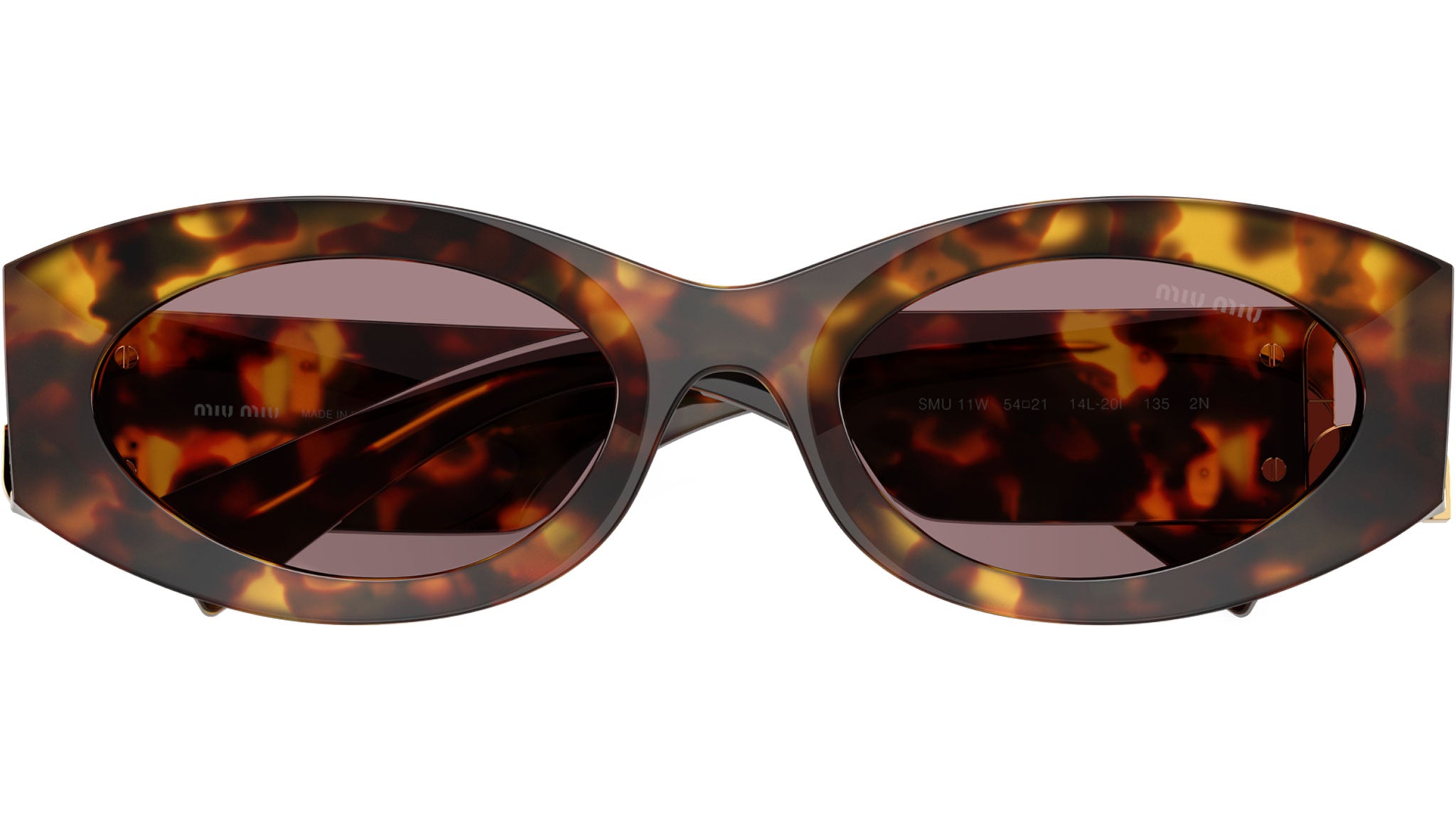 MU 11WS Miu Miu Sunglasses 14L20I Honey Havana - eye-oo.com display picture 1
