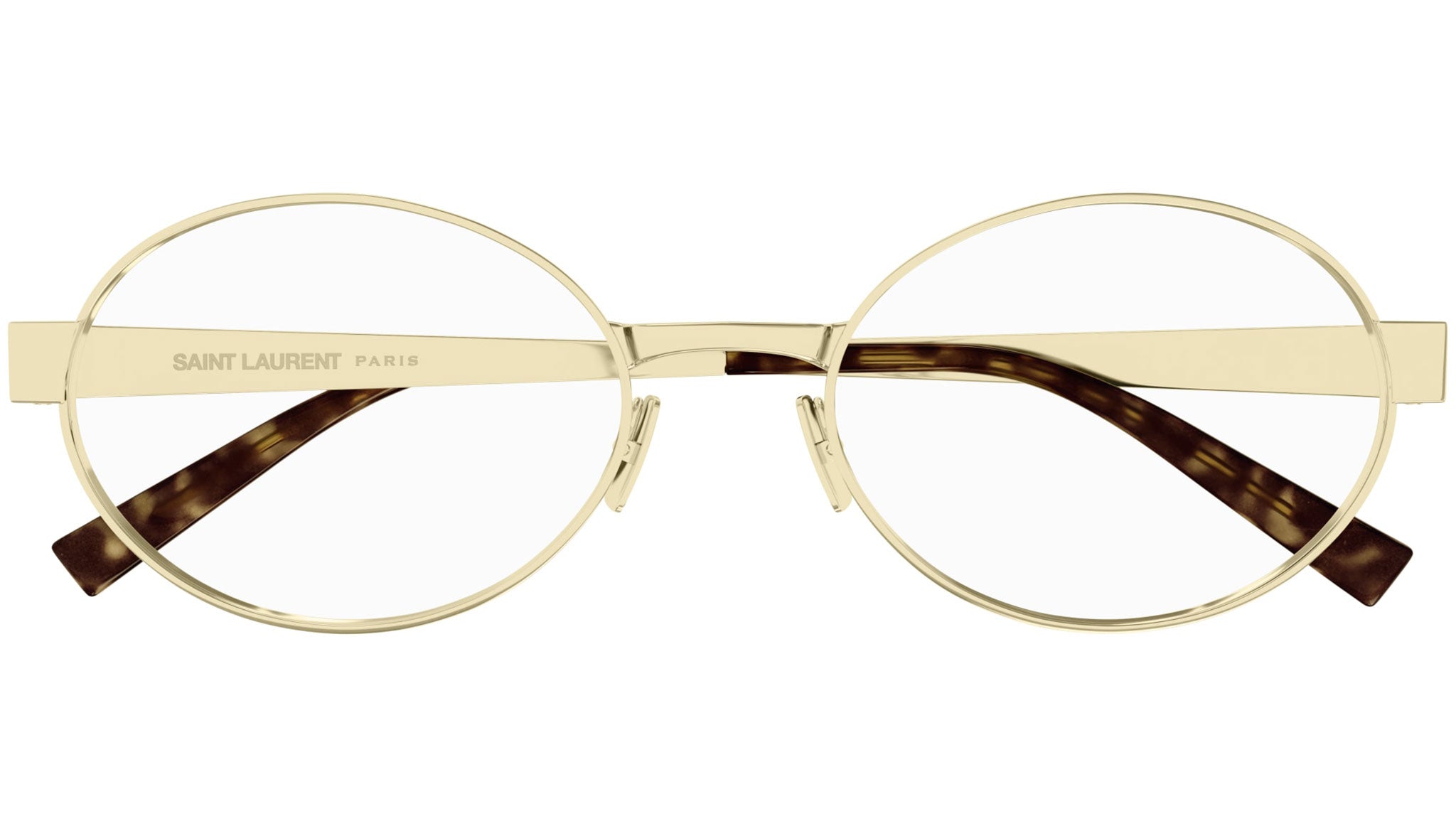 Rare Authentic Yves Saint Laurent Pale Gold Brown Glasses Italy YVES SAINT LAURENT 4069 Y119 55 15 130 Vintage Glasses  main image 4