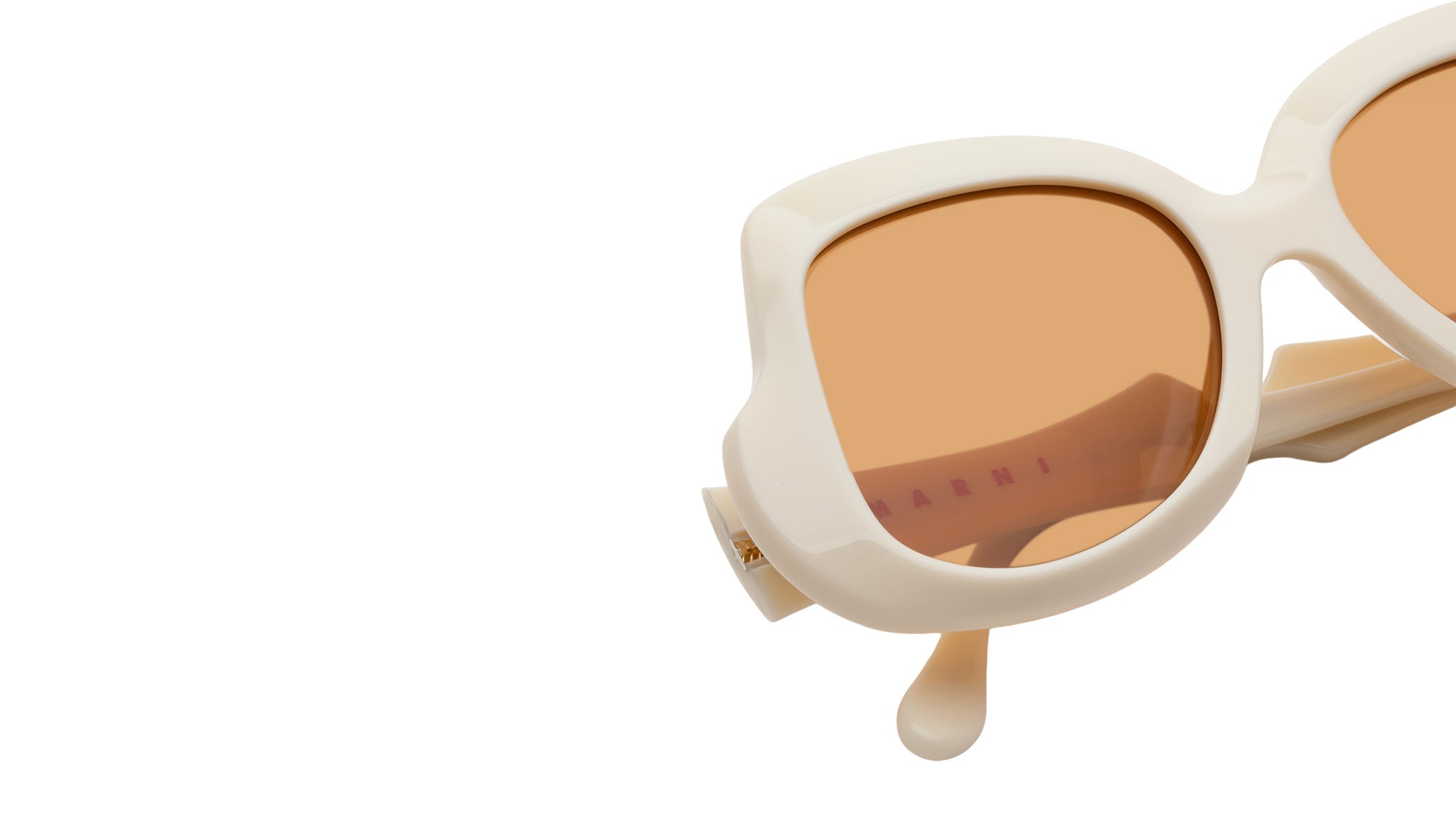 Marni Glasses Quelyfish Cream KHO - eye-oo.com