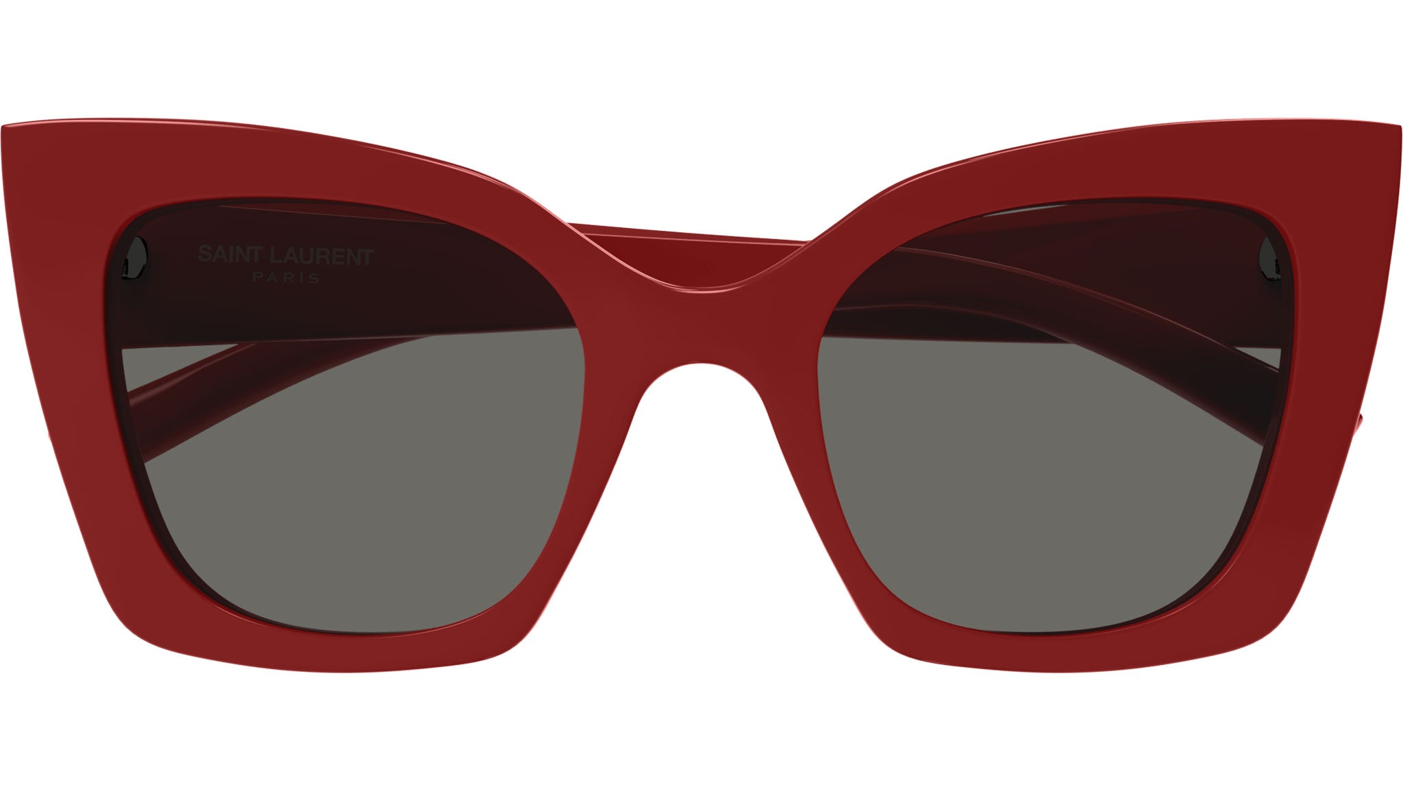 Saint Laurent SL552 010 Cat Eye Sunglasses - Red / Grey Saint Laurent SL-552 010 Sunglasses Women main image 3