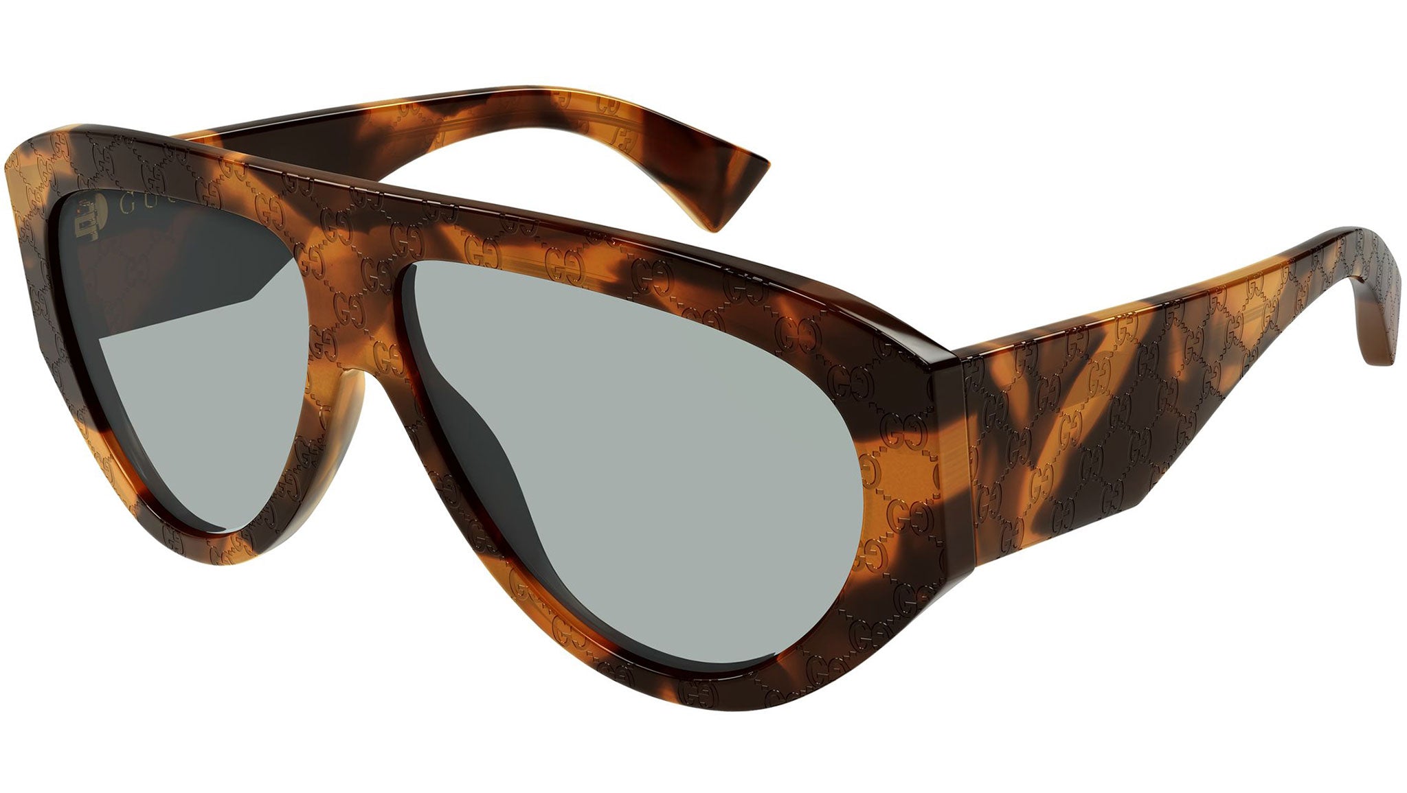 Gucci GG2128S 003 Havana Sage Sunglasses - eye-oo.com
