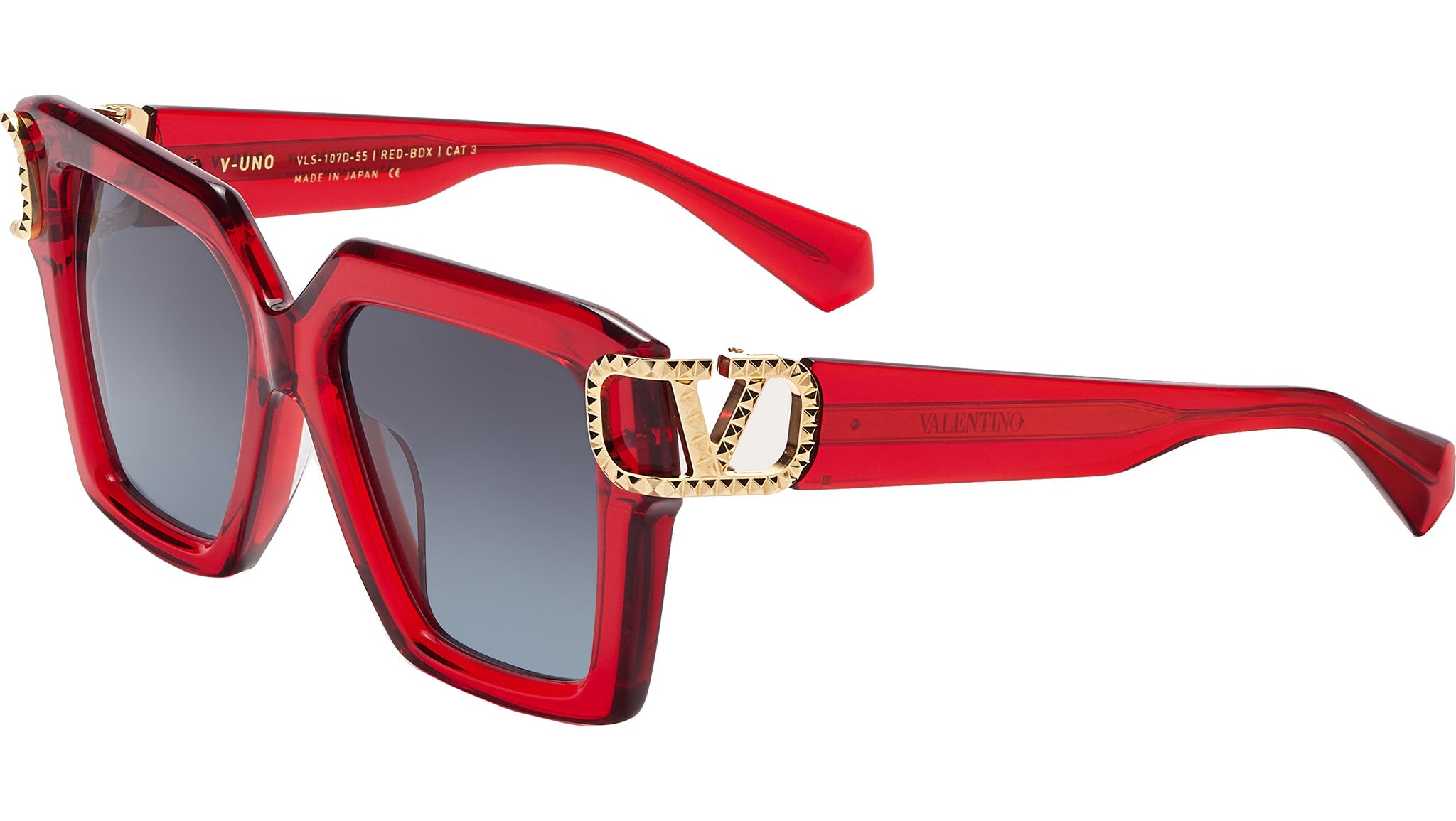 RED VAlENTI NOビックカラー Valentino VLX-131B Glasses RED-BDX Cystal Red - eye-oo.com