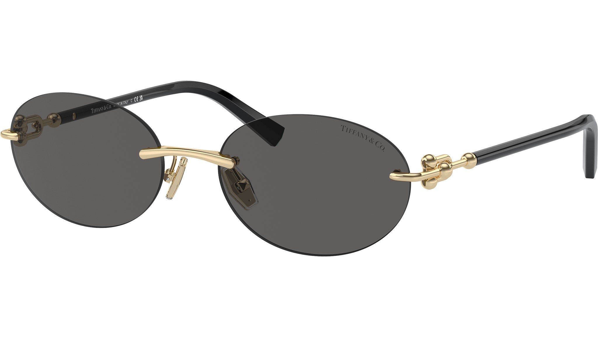 Tiffany TF3104D Sunglasses 6216S4 Pale Gold - eye-oo.com