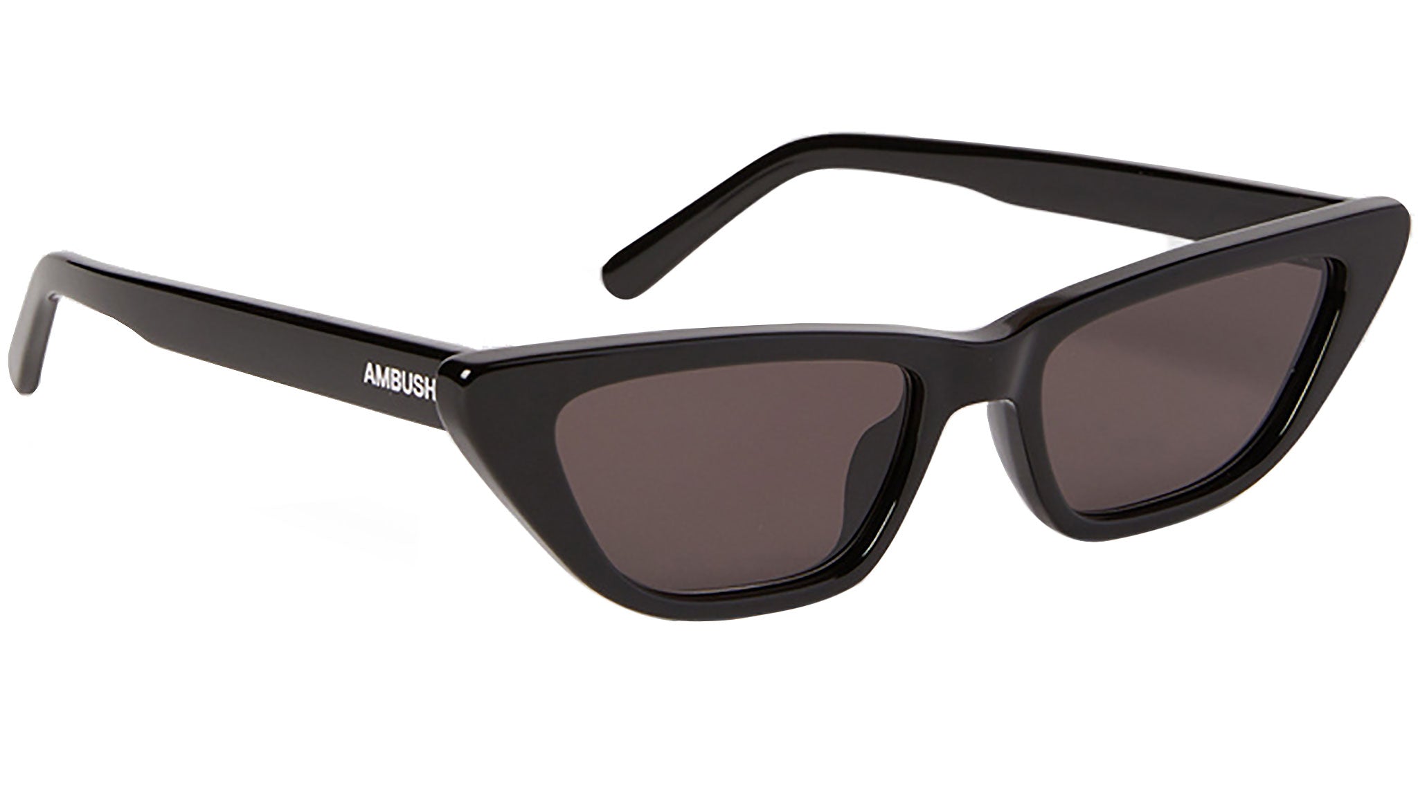 Ambush Molly 1007: Sleek Black Cat Eye Sunglasses - eye-oo.com