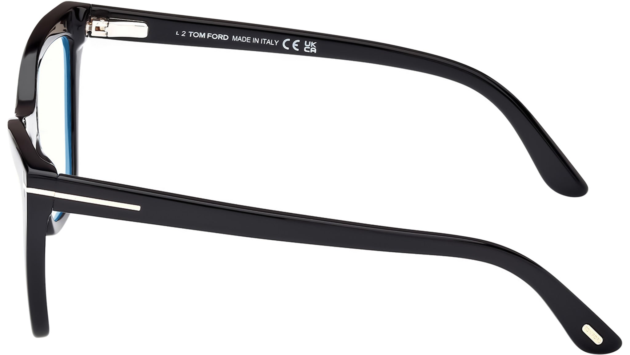 Tom Ford FT5971-B 001 Cat Eye Eyeglasses - Shiny Black 54mm Tom Ford FT5971-B Eyeglasses | Select Eyewear main image 2