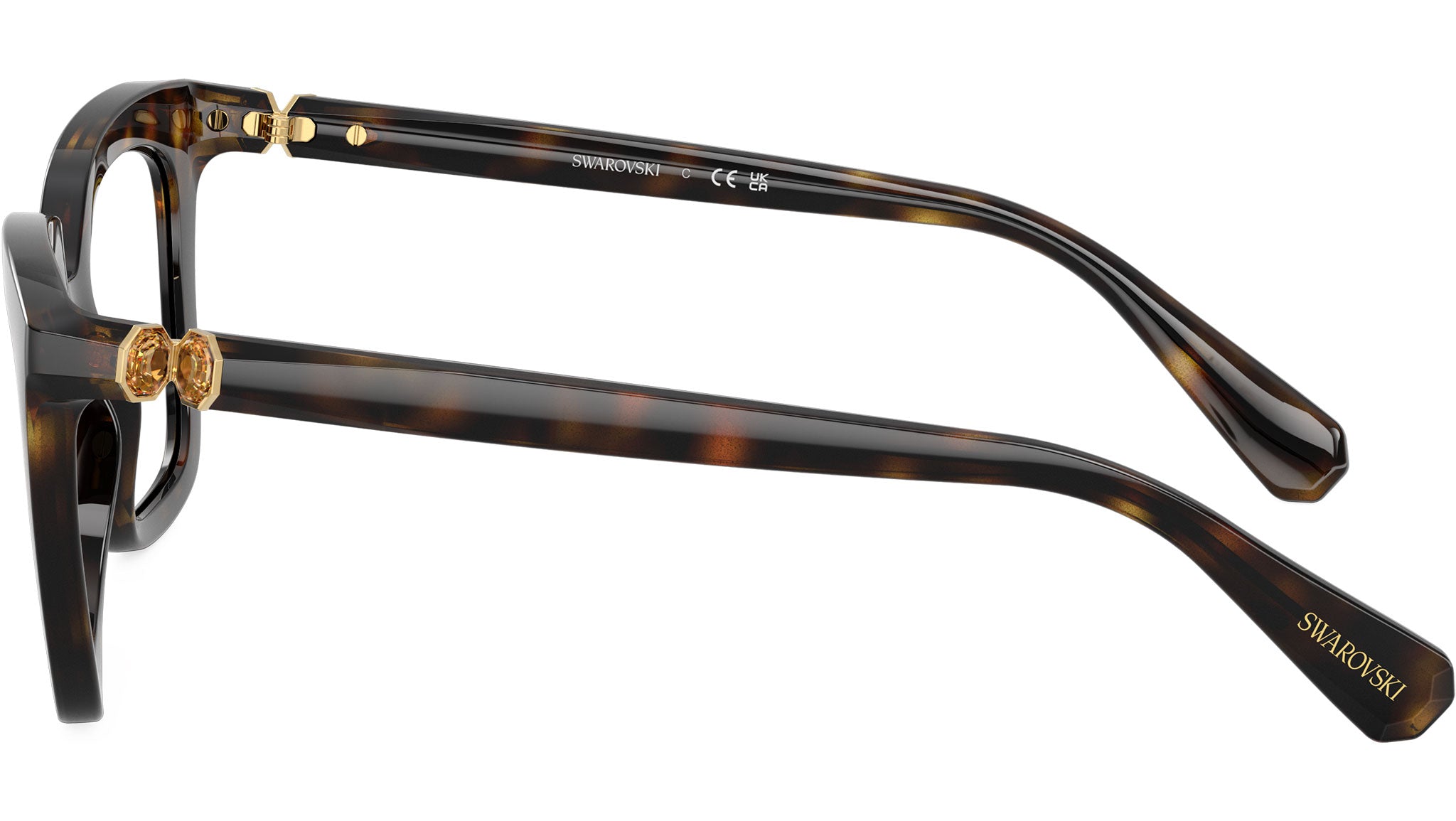 Swarovski SK2043 Glasses 1002 Havana - eye-oo.com
