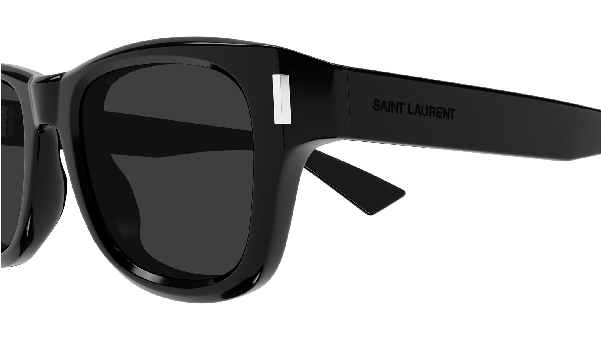 【SALE】Saint Laurent ブラック サングラス Saint Laurent SL 801 001 Oval Sunglasses Black - eye-oo.com