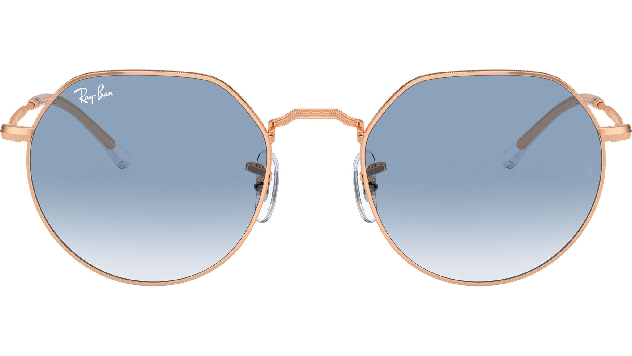 Ray-Ban Jack Sunglasses RB3565 92023F Rose Gold - eye-oo.com display picture 1