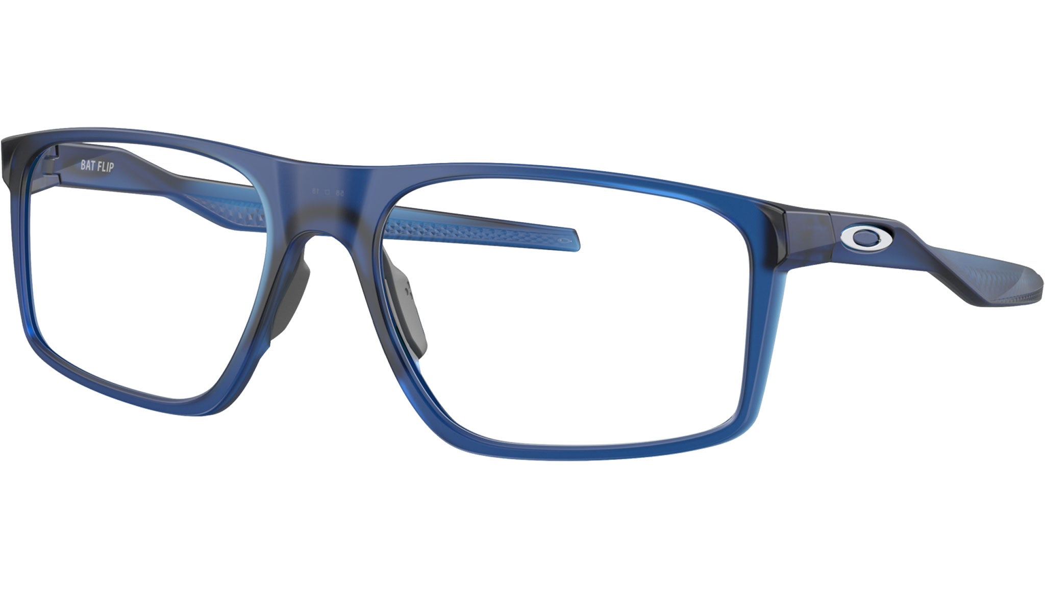 Oakley Bat Flip Glasses OX8183 03 Matte Transparent Blue - eye-oo.com
