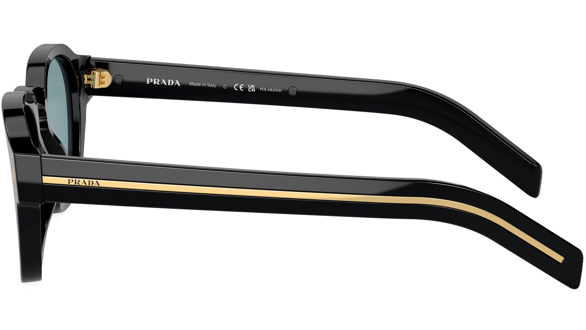 Prada PR A16S Sunglasses 16K04D Black - eye-oo.com
