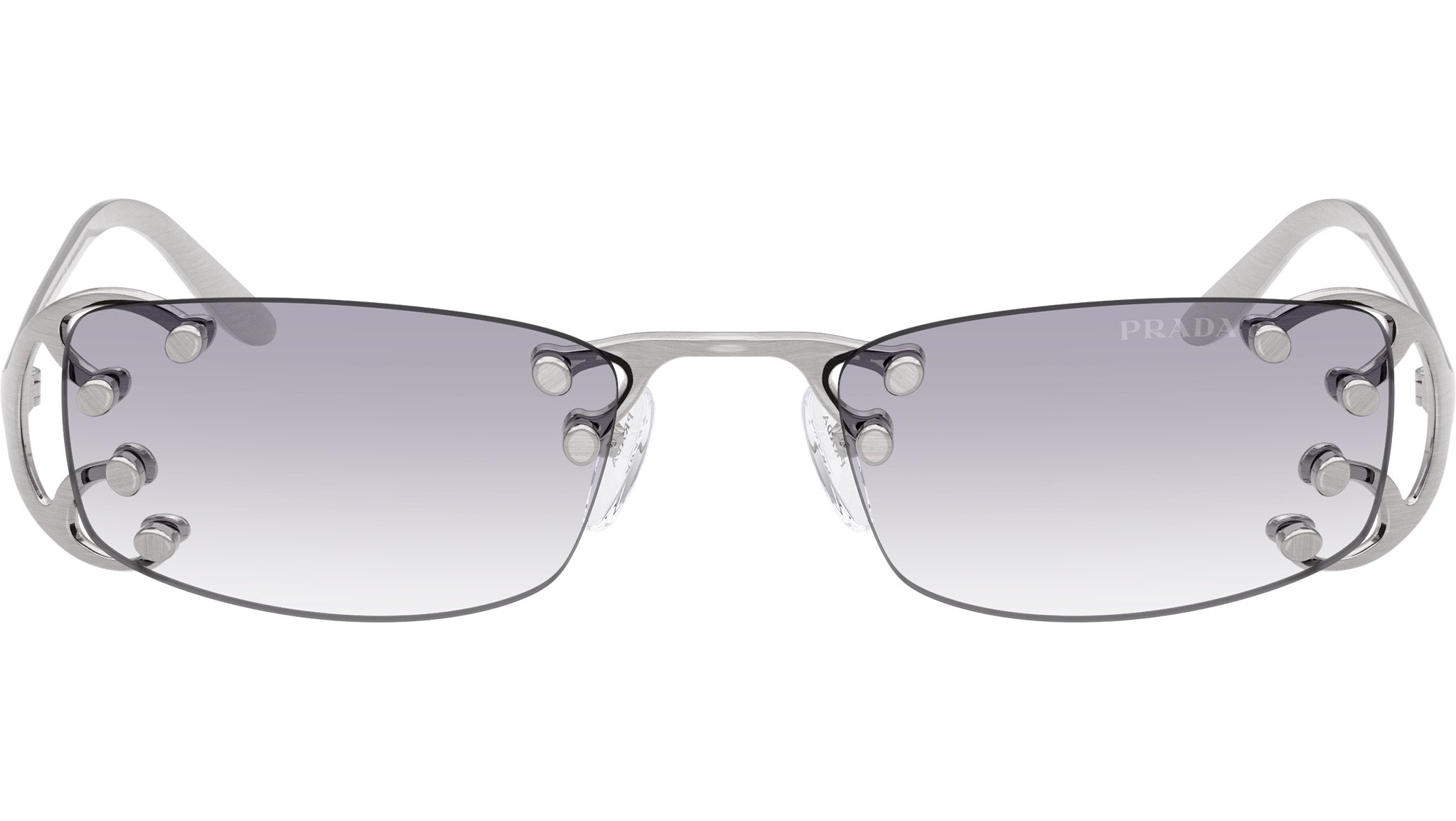 PR C57S Prada Sunglasses 28H40V Silver Nouveau - eye-oo.com