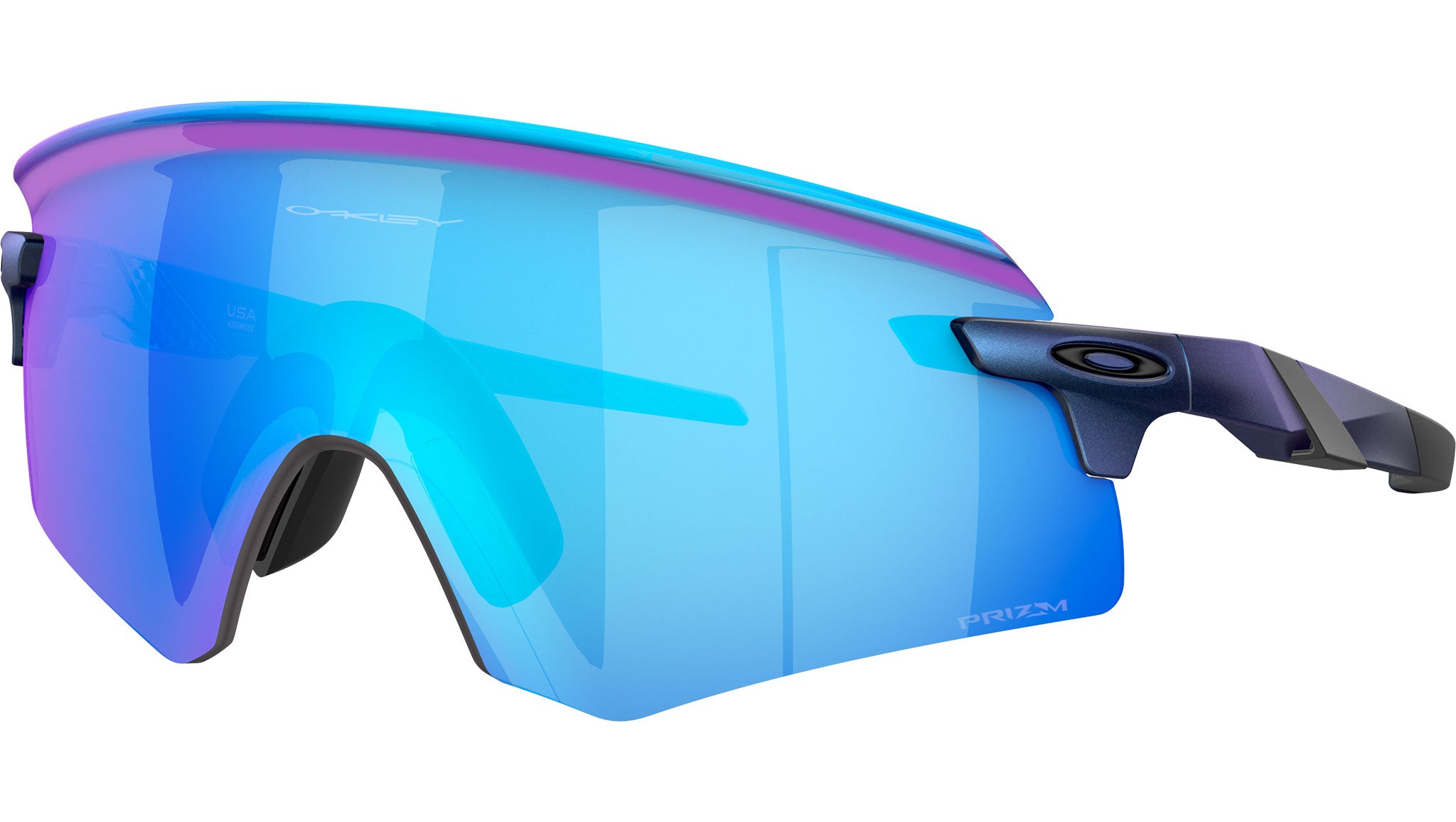 Oakley Encoder Sunglasses OO9471 22 Matte Cyan / Blue Colorshift
