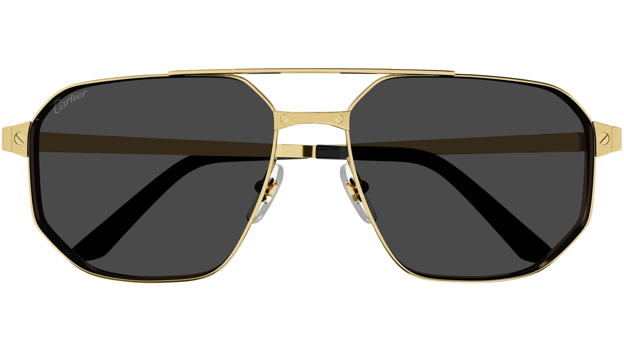 Cartier CT0462S 001 Sunglasses Shiny Gold - eye-oo.com