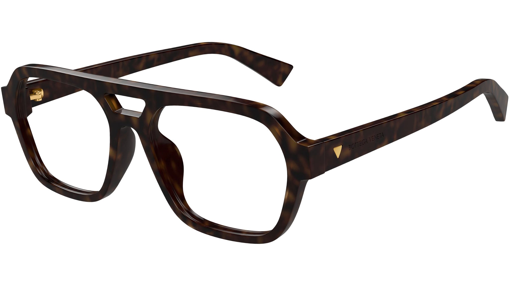Bottega Veneta Eyeglasses BV1336OA 002 Dark Dark Havana - eye-oo.com