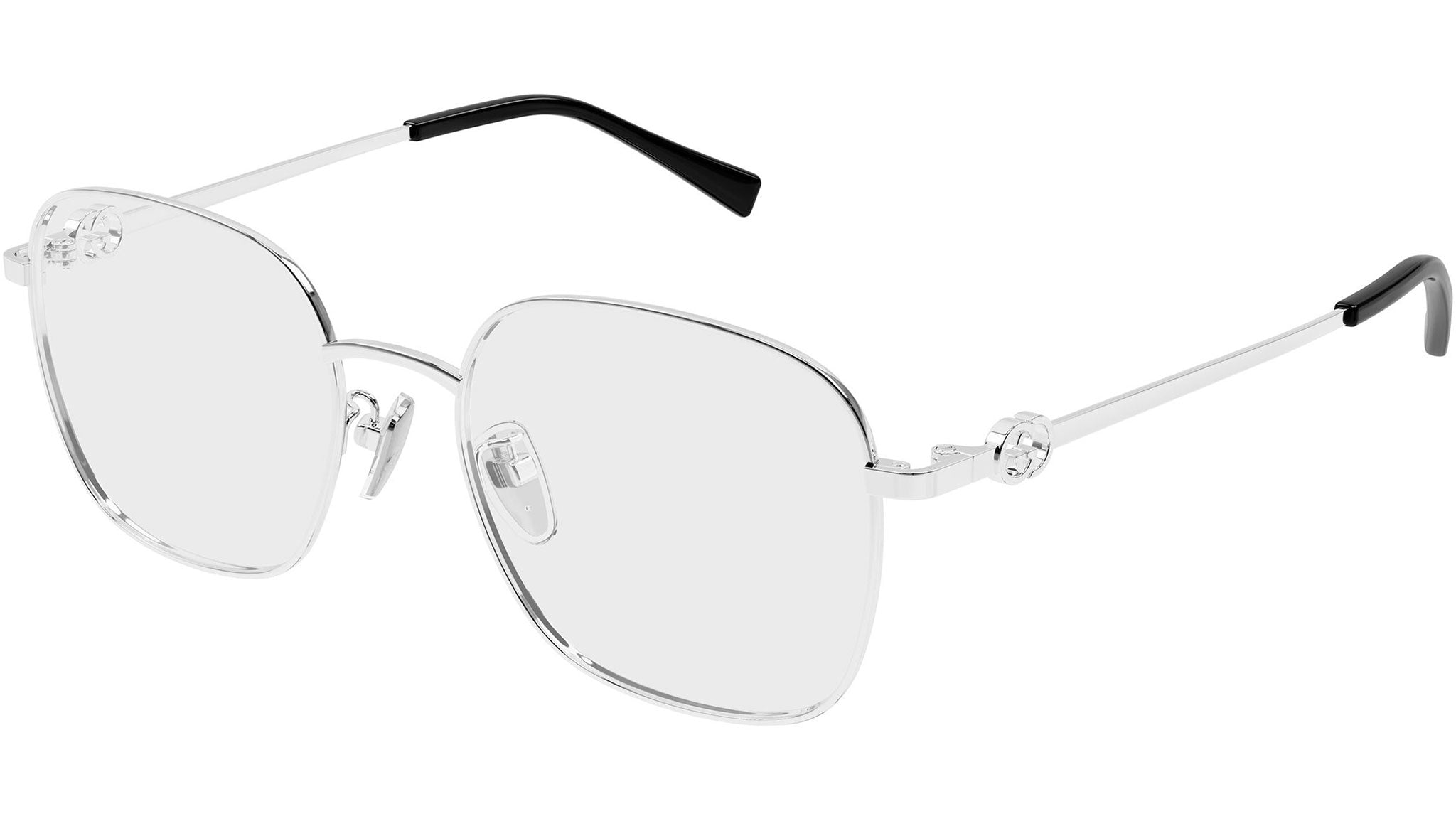 Gucci GG2006OA 002 Silver Panthos Eyeglasses - eye-oo.com