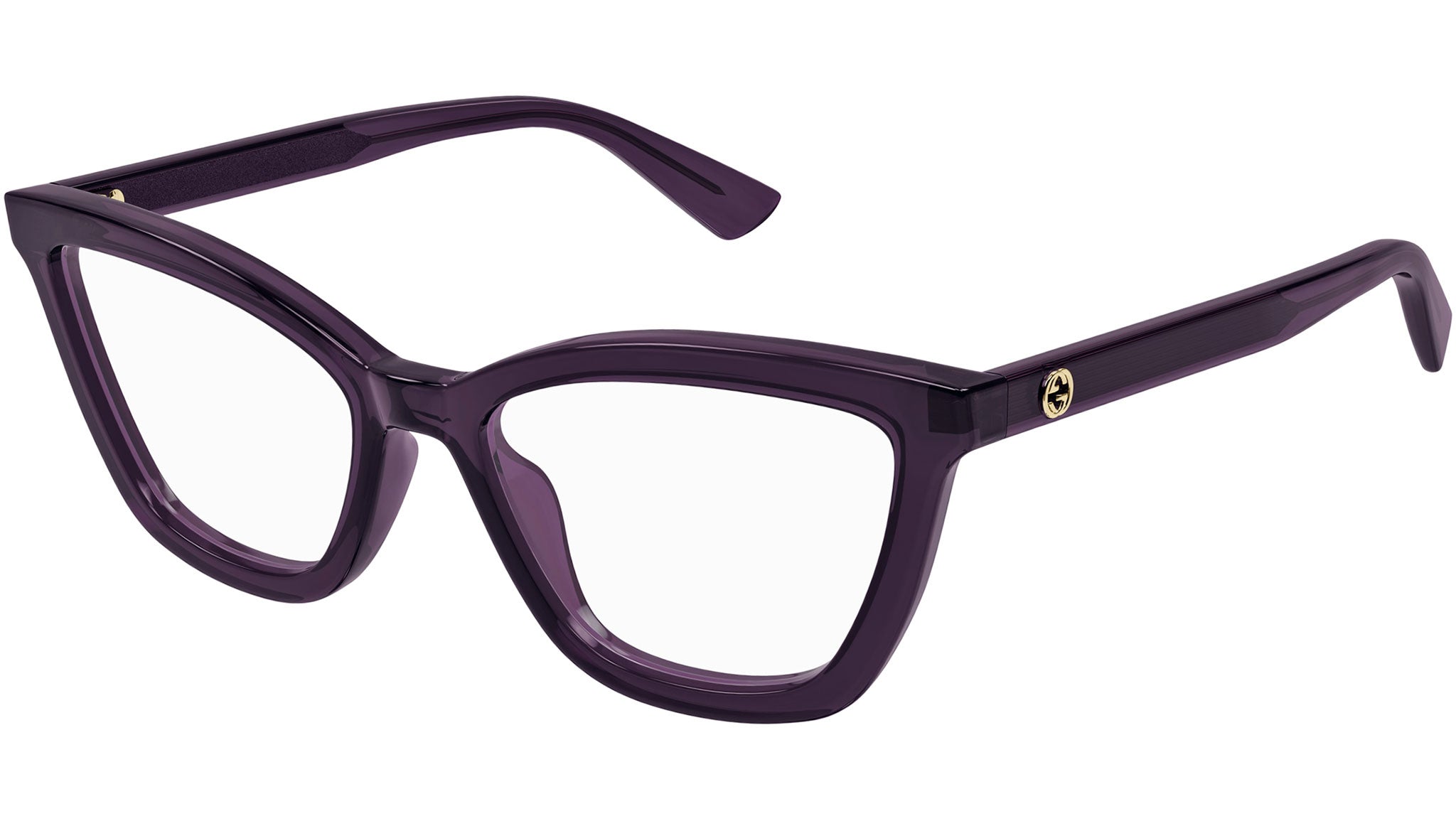 Gucci GG1686O 011 Violet Round Glasses - eye-oo.com