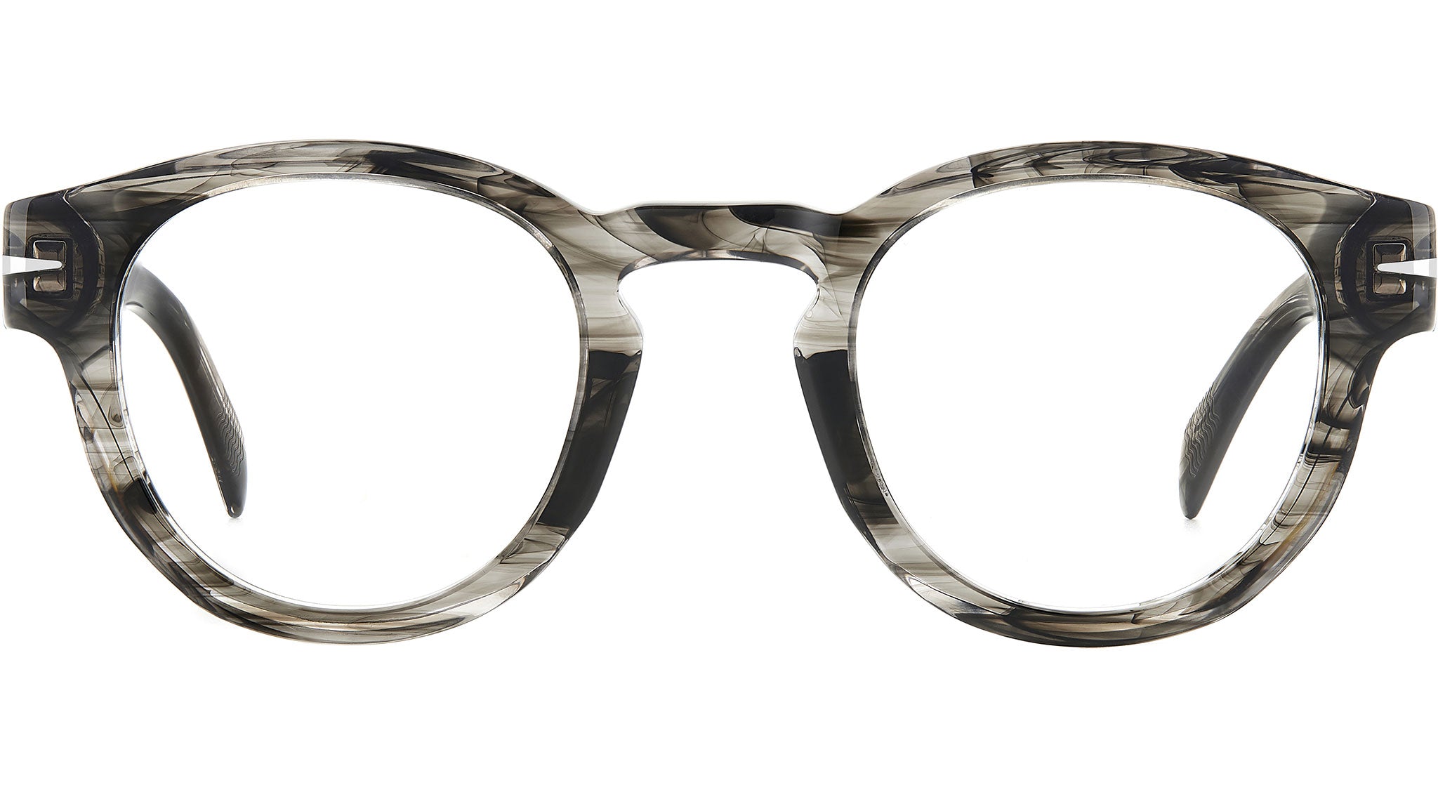 David Beckham DB 7125 2W8 Optical Frame Grey Horn - eye-oo.com