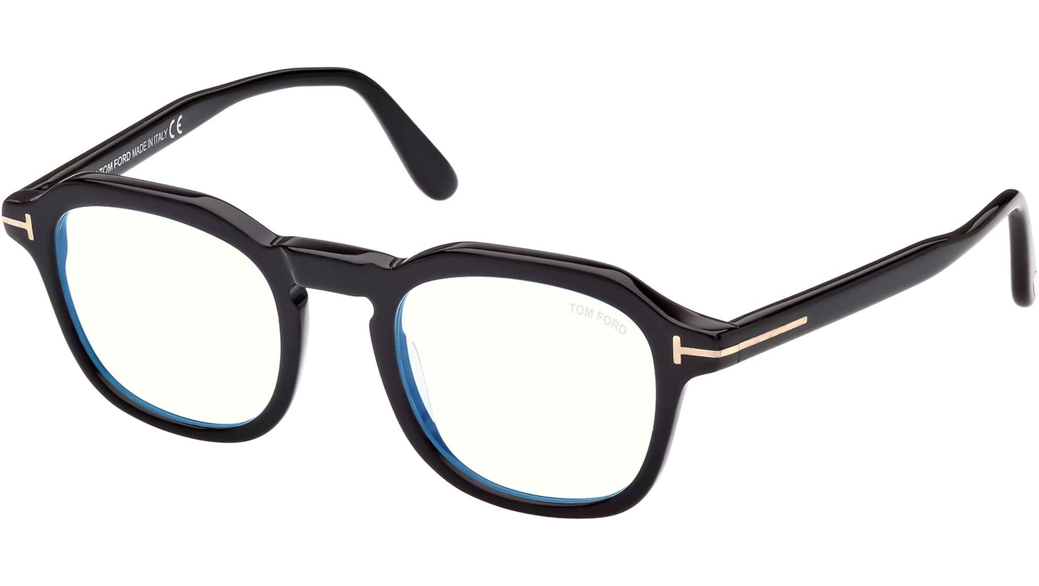 Tom Ford FT5836 Eyeglasses Grey Acetate Round Glasses Direct ™ -FT5836-B - Round Grey Frame Glasses For Men main image 3