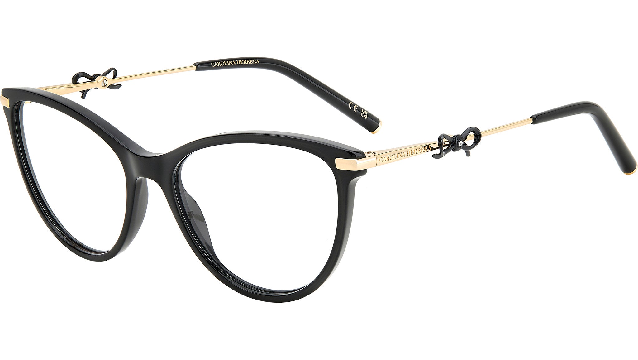 Carolina Herrera Elegant Black Frames CH0027 No Case Carolina Herrera HER 0287/G Cat Eye Glasses | Fashion Eyewear US main image 4