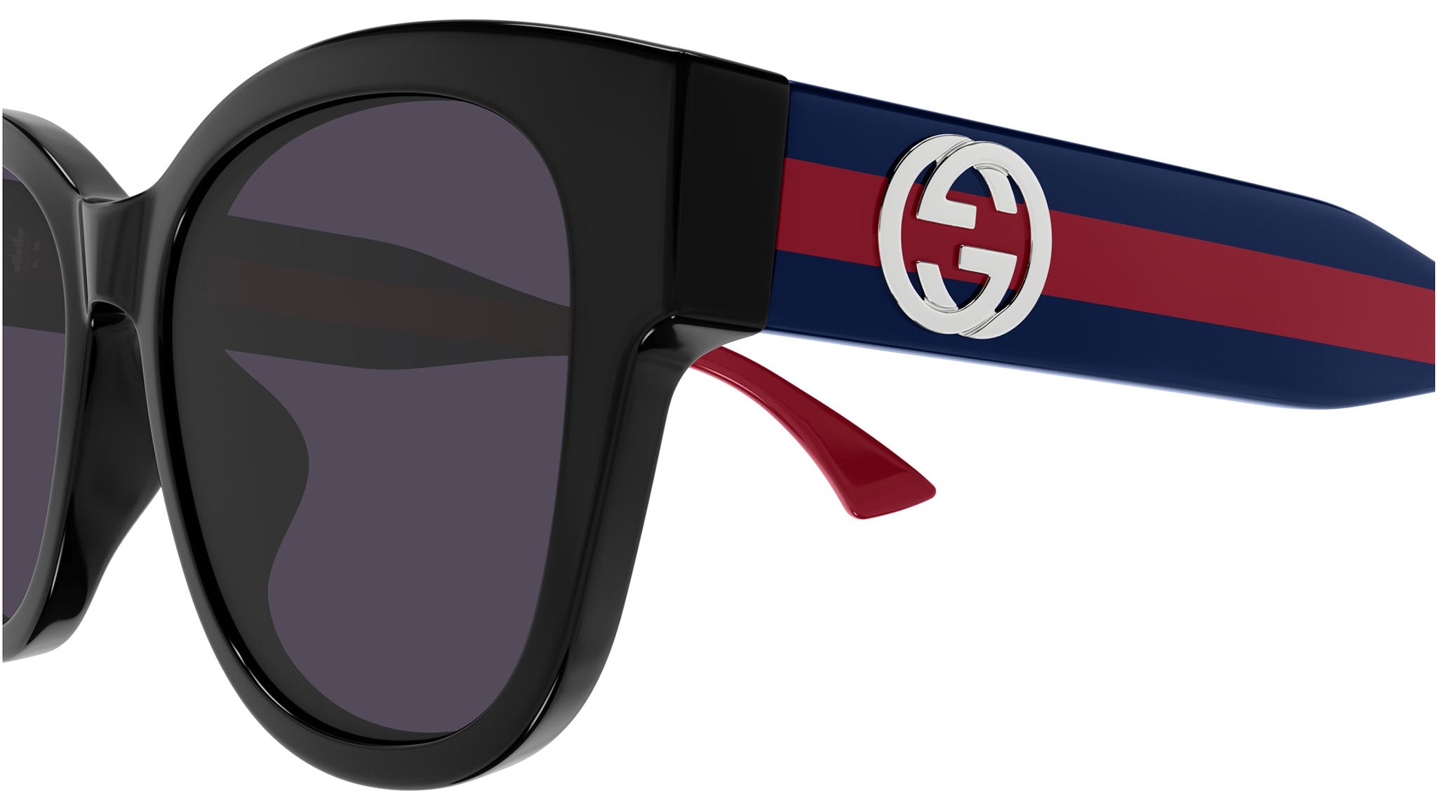 ☆GUCCI♪ブラックGジャン☆ Gucci GG1866SK 004 Butterfly Sunglasses Solid Black - eye-oo.com