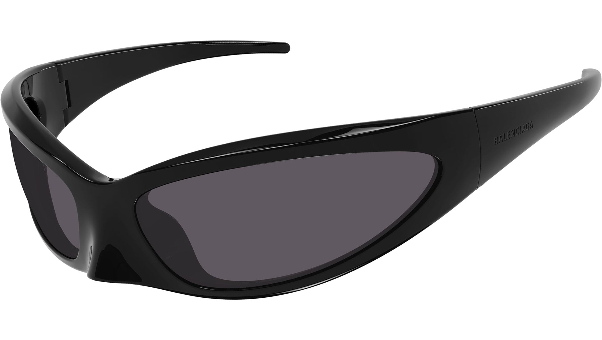 Balenciaga BB0251S 001 Black Grey Sunglasses - eye-oo.com