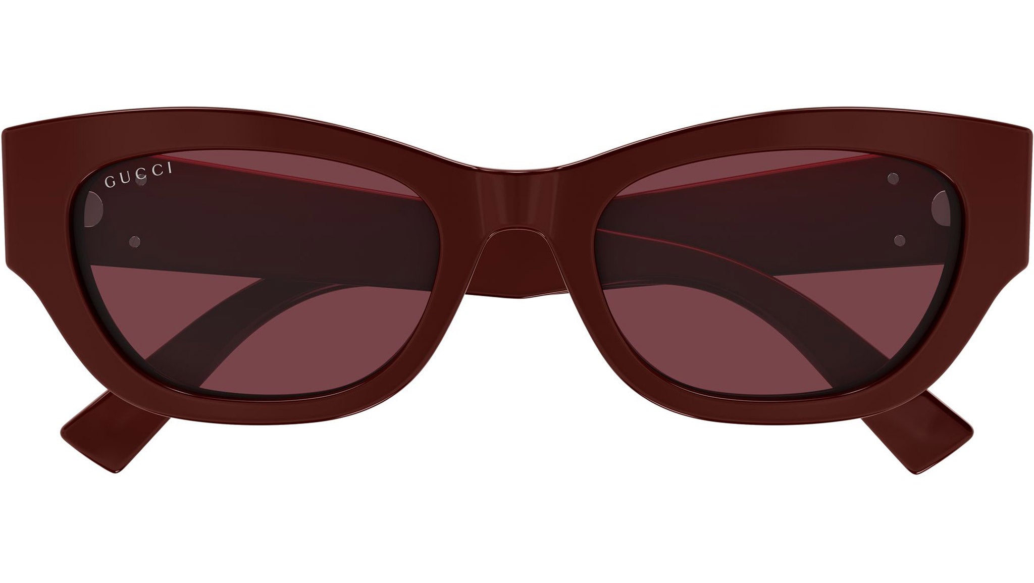 Gucci GG1954SA 003 Burgundy Cat Eye Sunglasses - eye-oo.com display picture 3