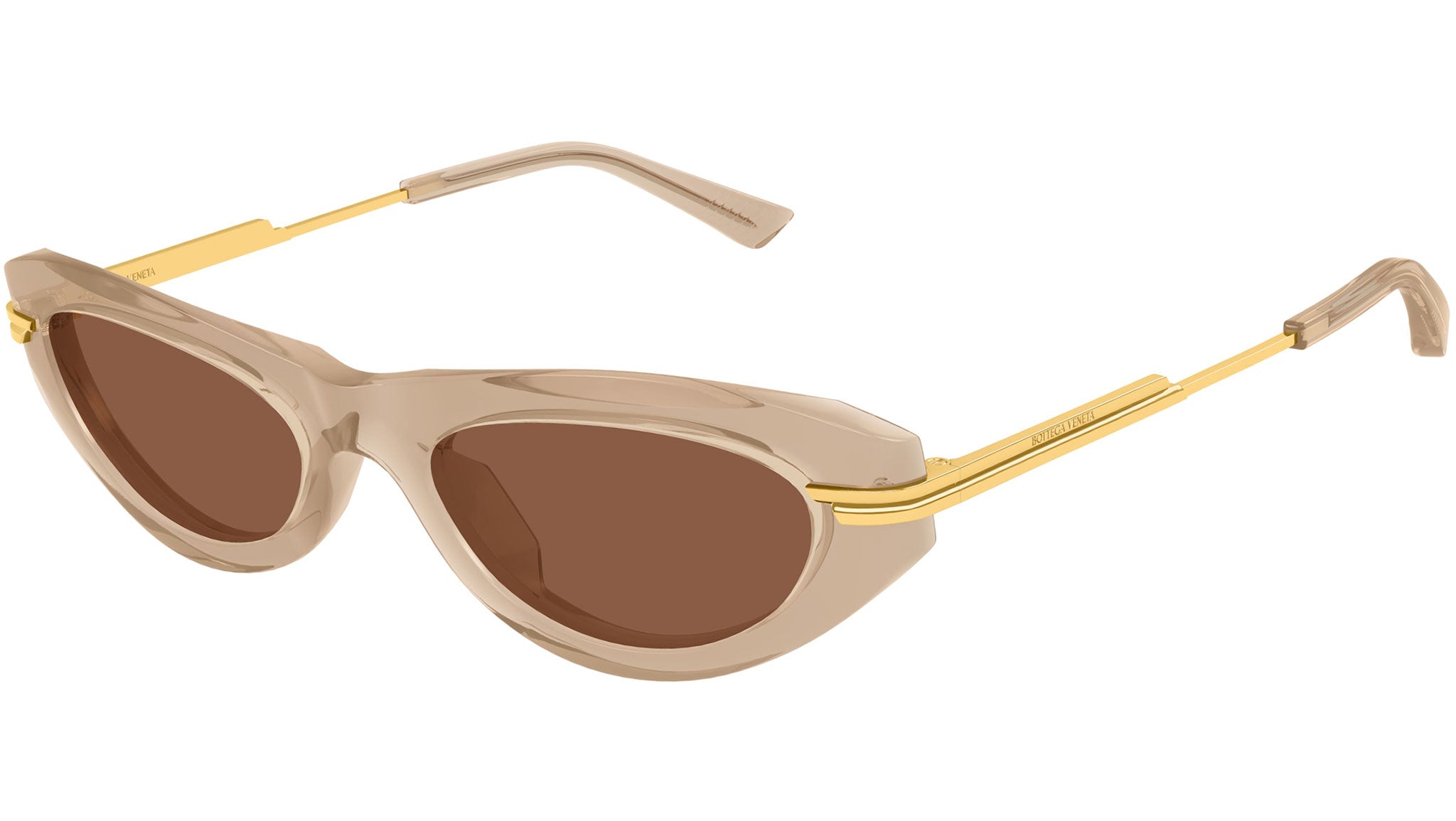 BV1368S Bottega Veneta Panthos Sunglasses 005 Light Brown  display picture 1