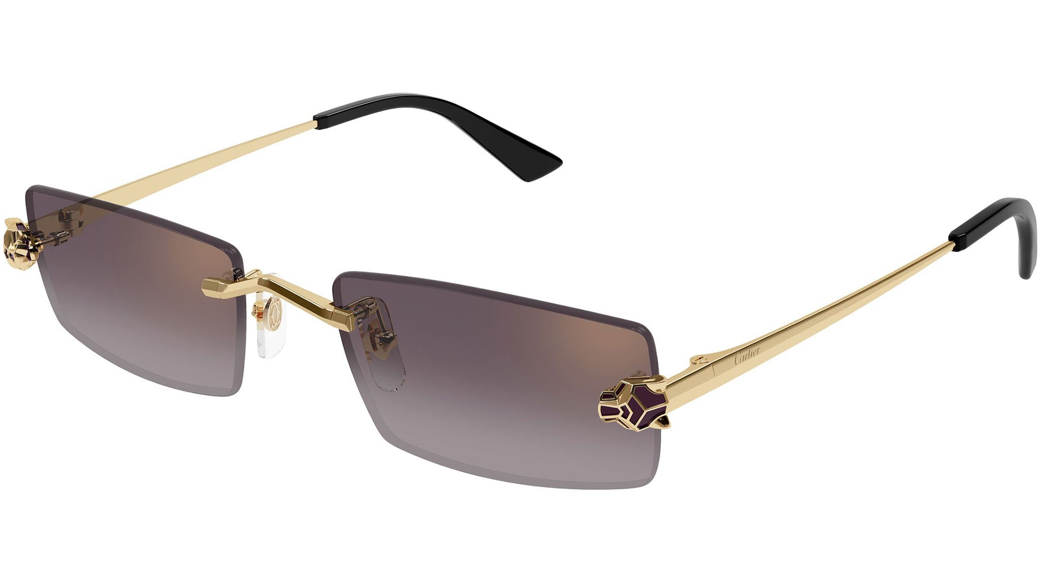 Cartier CT0598S Sunglasses 005 Shiny Gold - eye-oo.com display picture 3