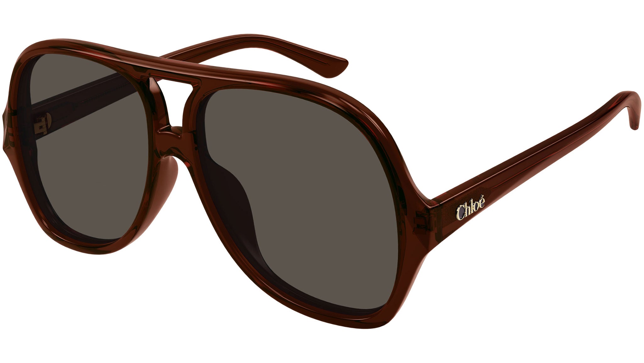 CH0289S Chloé Pilot Sunglasses 002 Brown - eye-oo.com