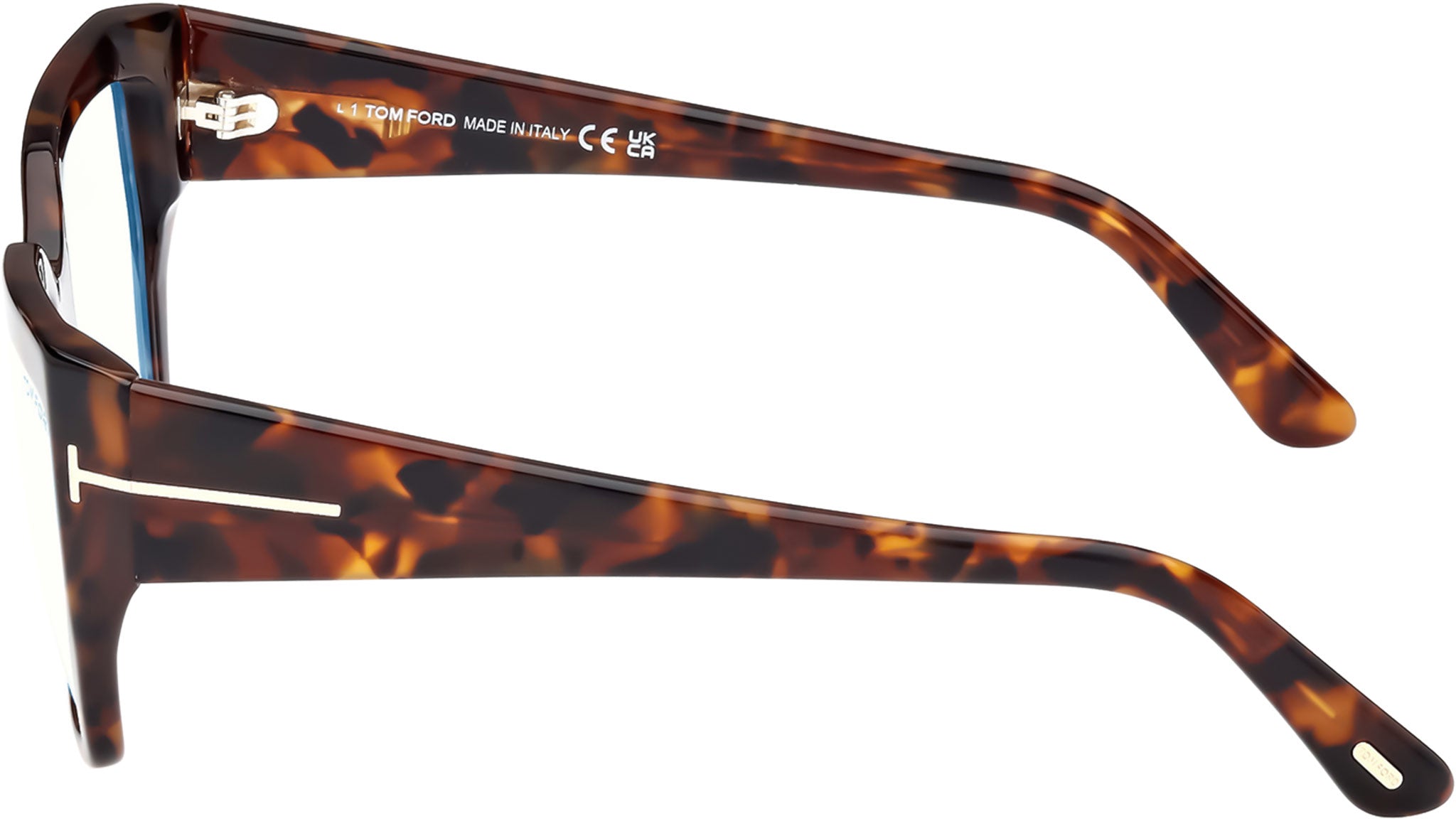 Tom Ford FT5951-B 052 Eyeglasses Havana 54mm Square Frame Amazon.com: Tom Ford FT5951-B Sunglasses Havana 54mm  main image 3
