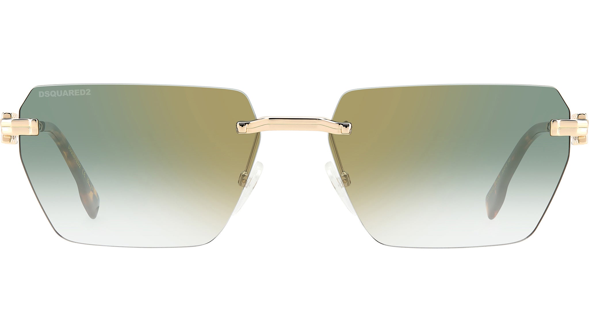 サングラス+メガネ DSQUARED DQ 0072 90W GREEN PALLADIUM DSQUARED2 - DSQUARED DQ 0072 90W GREEN PALLADIUMの通販 by ma's