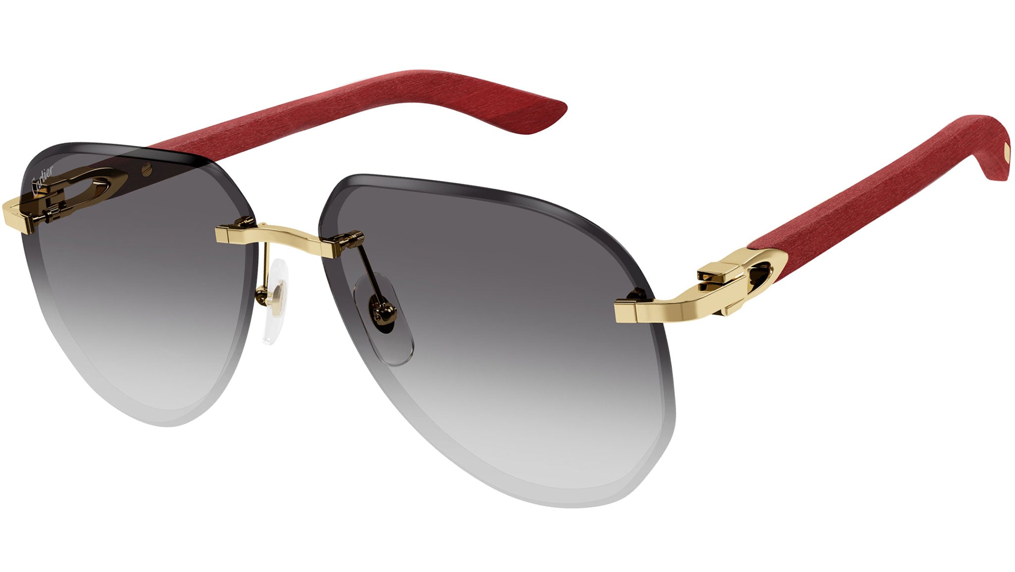 Cartier CT0440S 003 Sunglasses Shiny Gold - eye-oo.com