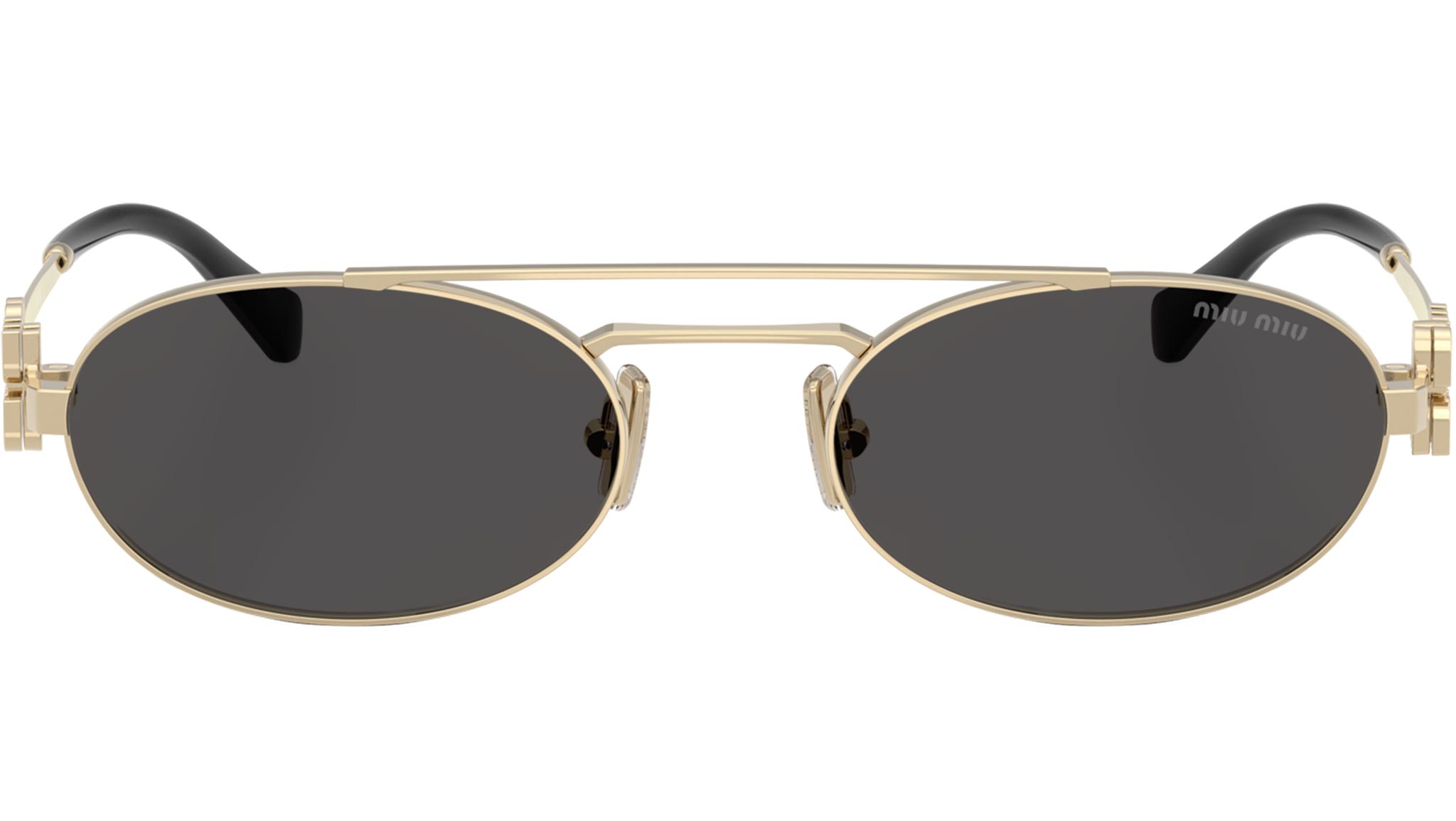 MU 54ZS Miu Miu Sunglasses ZVN08Z Pale Gold - eye-oo.com