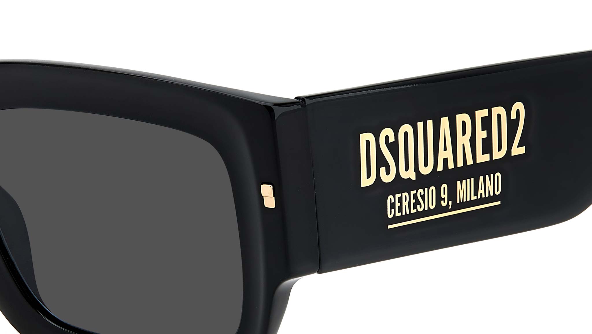 Dsquared2 D2 0089/S 2M2 Sunglasses Black Gold - eye-oo.com