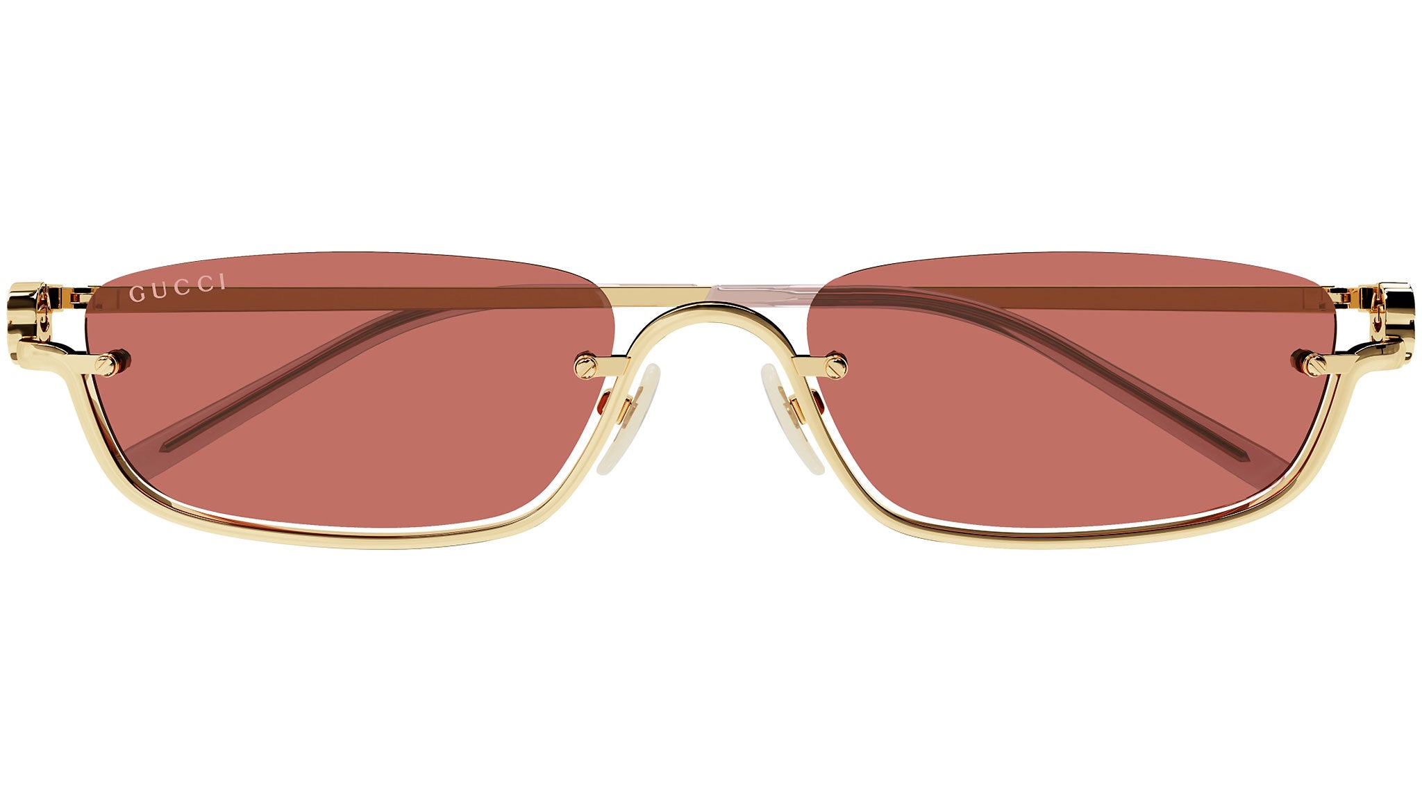 Gucci Red & Gold 55mm Sunglasses Gucci Sunglasses GG0522S (Red/Gold) | Apodep main image 3
